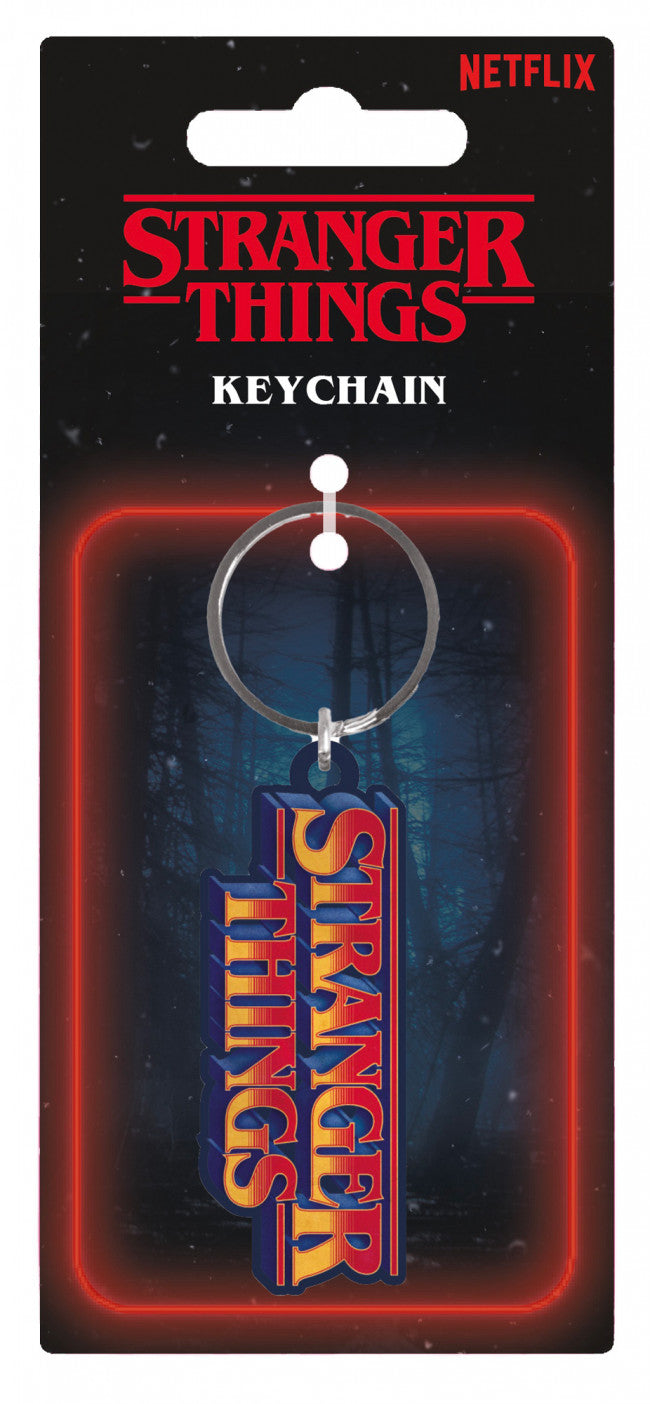 Pop Culture Metal Key Ring - Stranger Things Season 5 Retro Logo