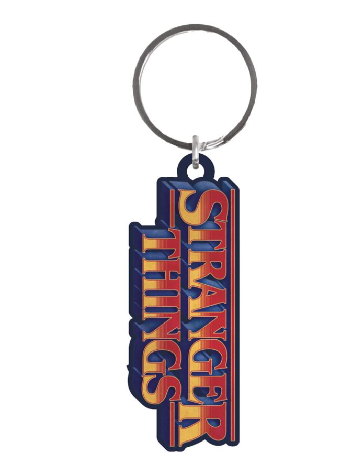 Pop Culture Metal Key Ring - Stranger Things Season 5 Retro Logo