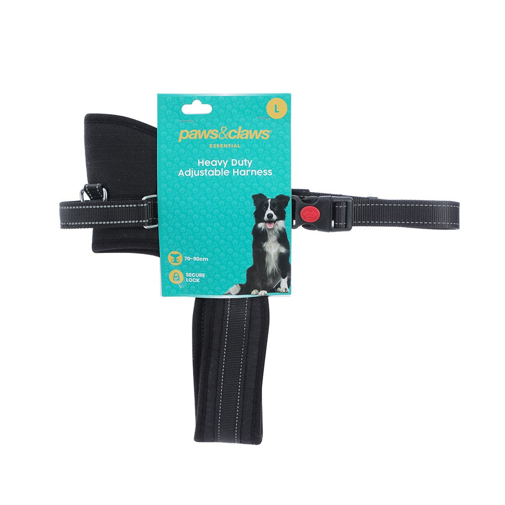 Strong Pet Harness – Black (Medium/Large/XL)