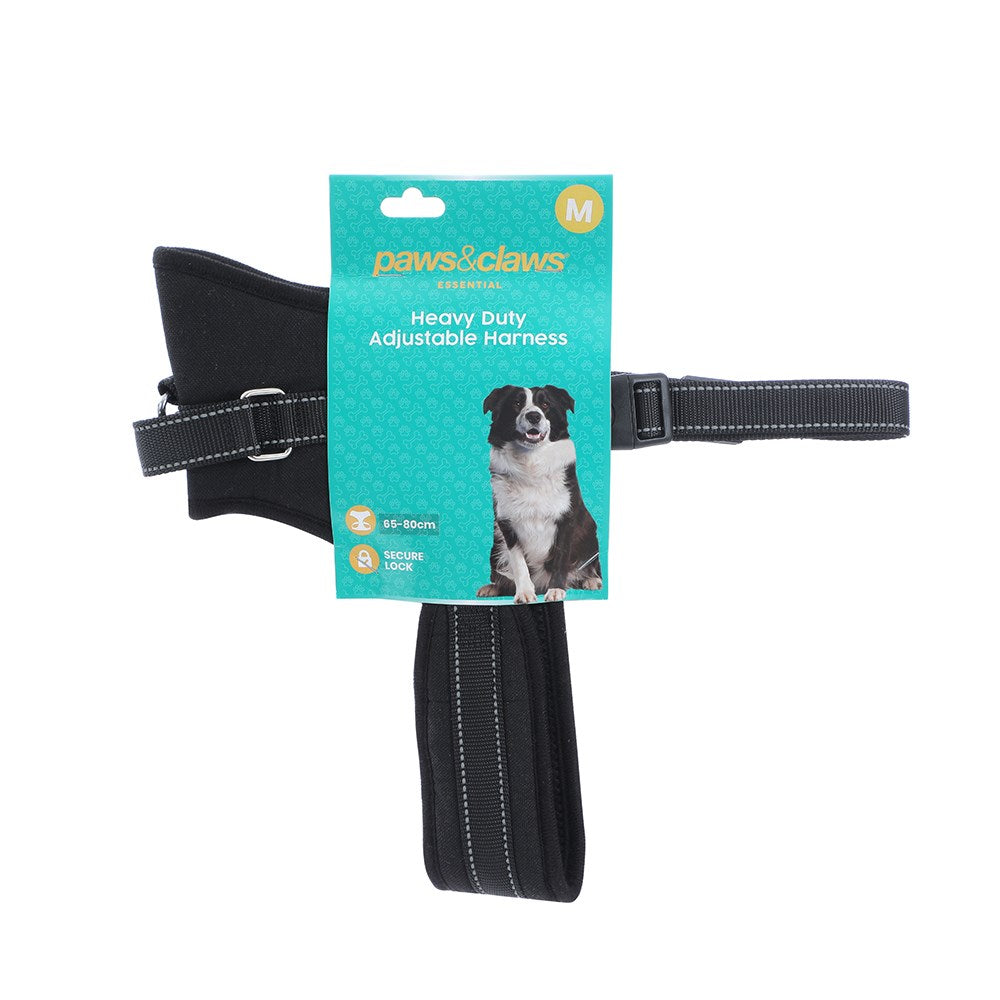 Strong Pet Harness – Black (Medium/Large/XL)