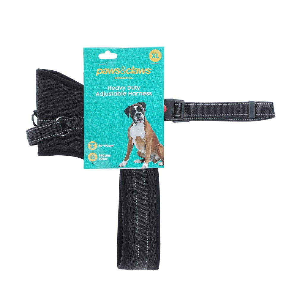 Strong Pet Harness – Black (Medium/Large/XL)