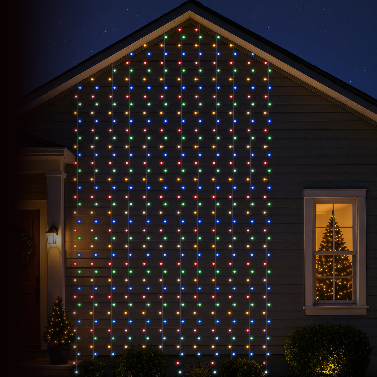 LED Super Long Lit Curtain 3x5m