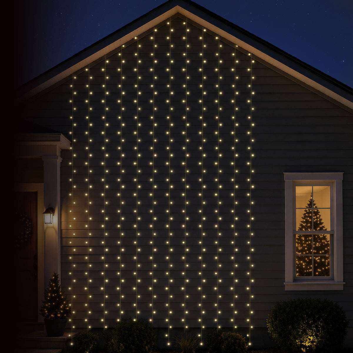 LED Super Long Lit Curtain 3x5m