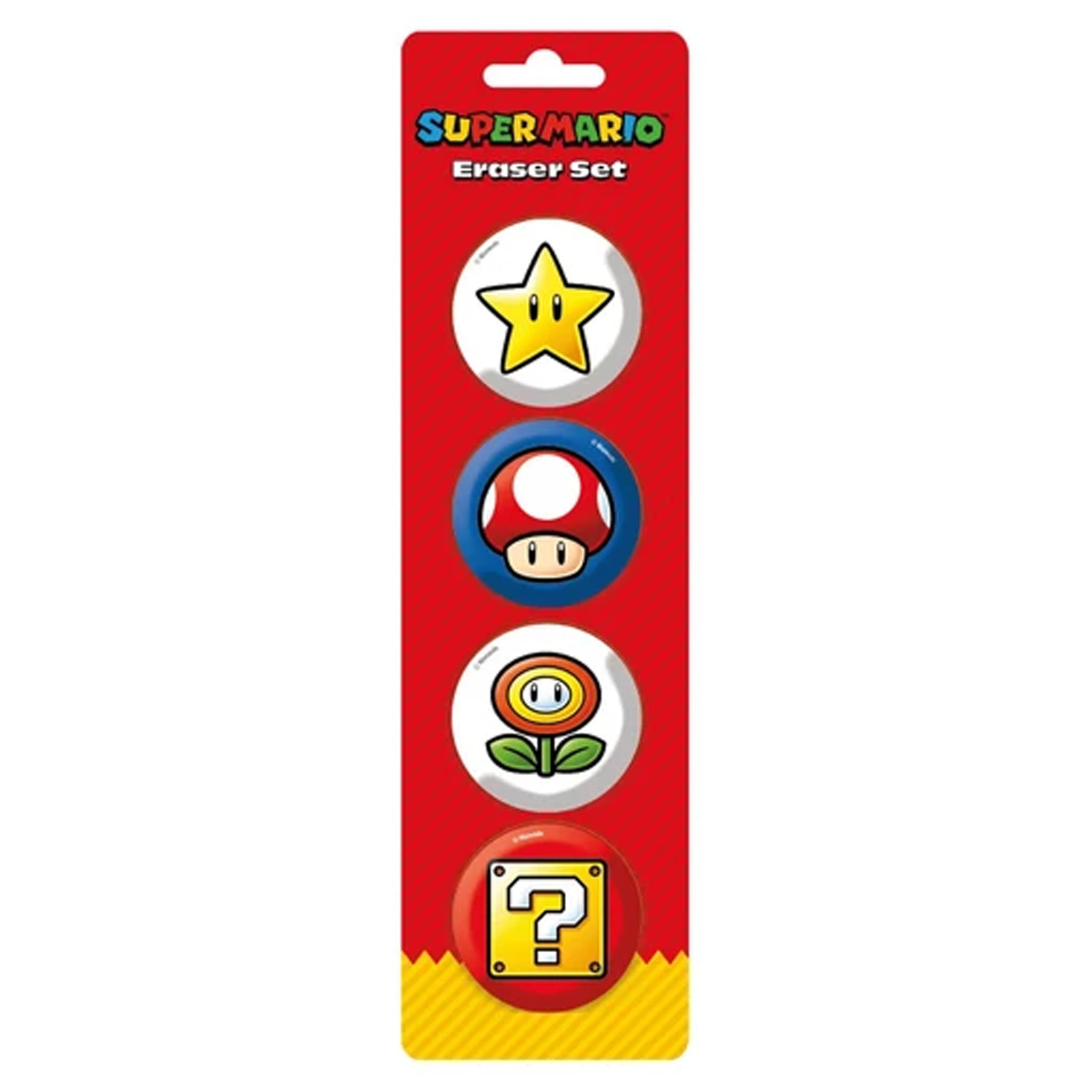 Super Mario™ Essential Erasers – 4 Pack