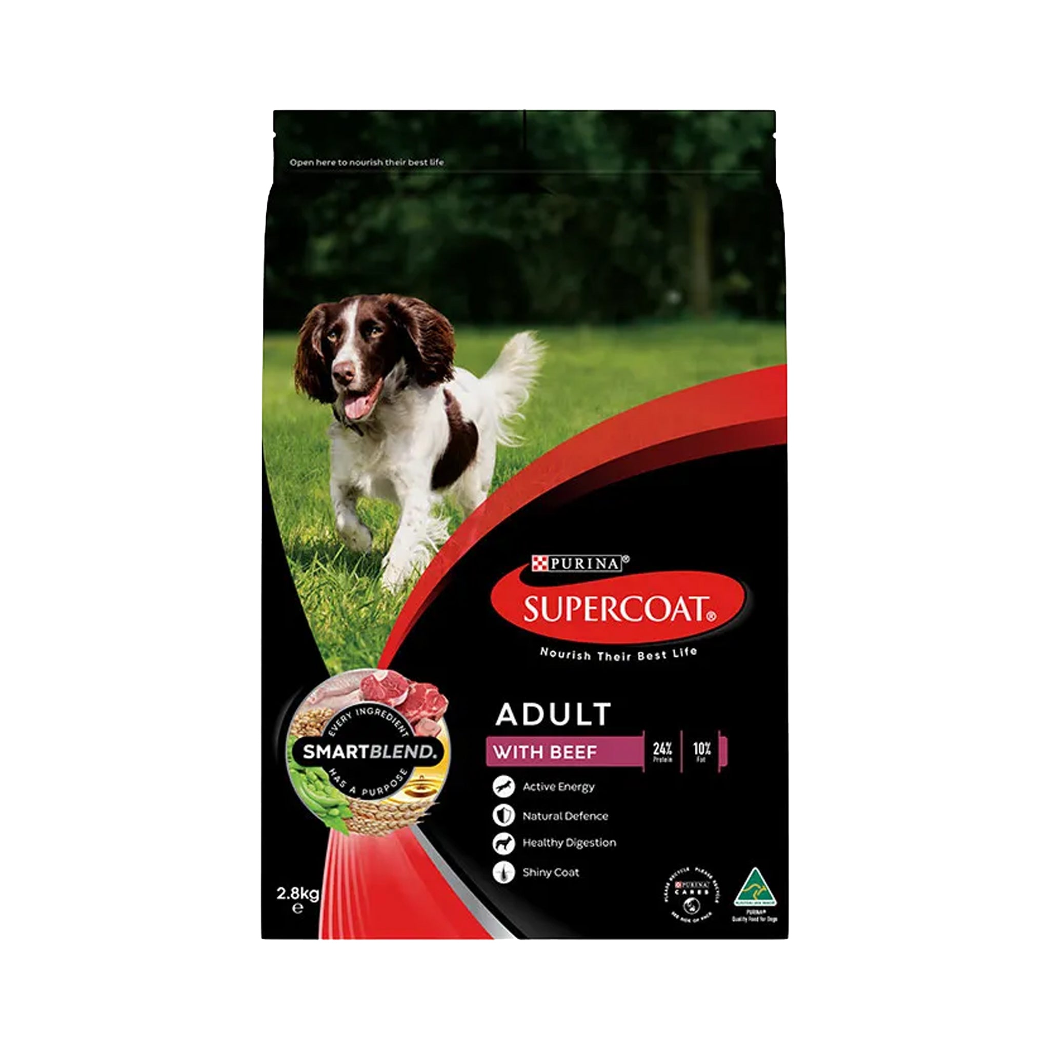 Supercoat Adult Beef Dry Dog Food