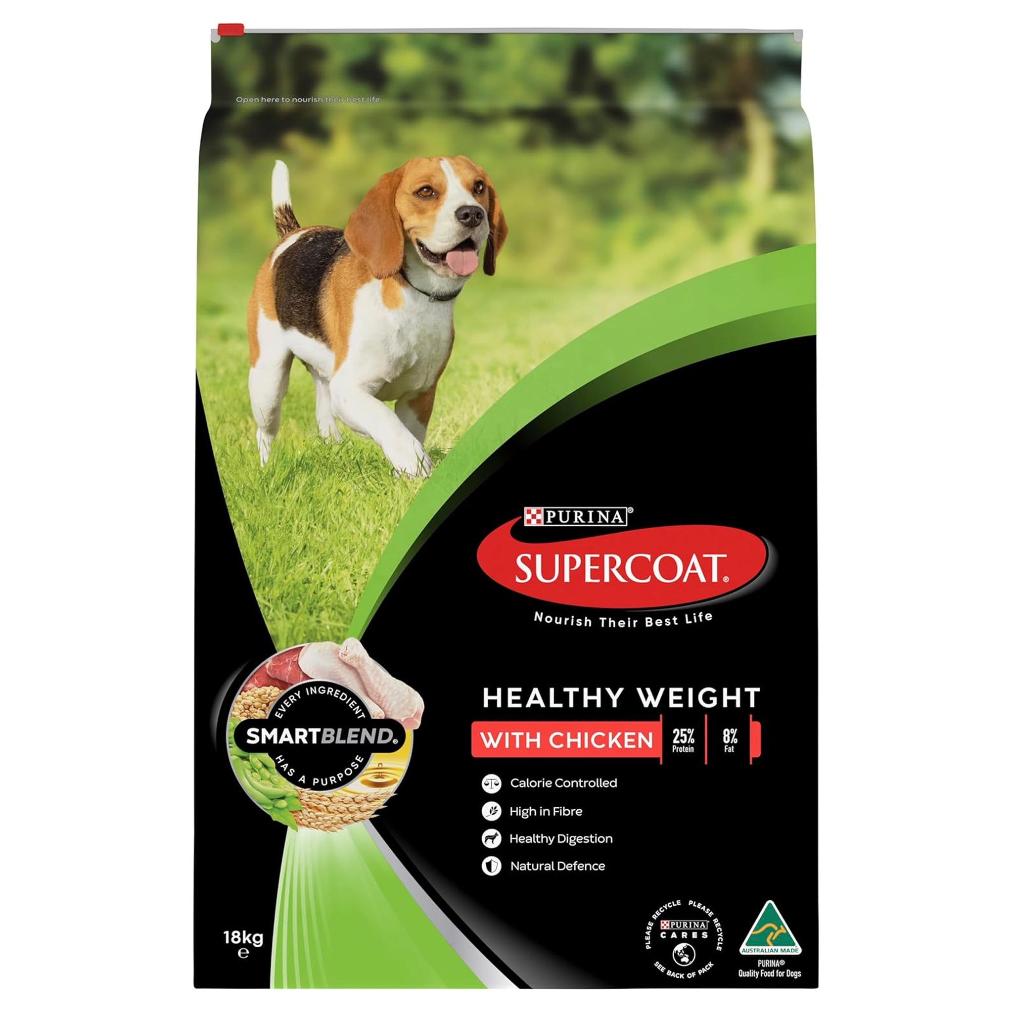 Supercoat Adult Health weight Chicken Dry Dog Food