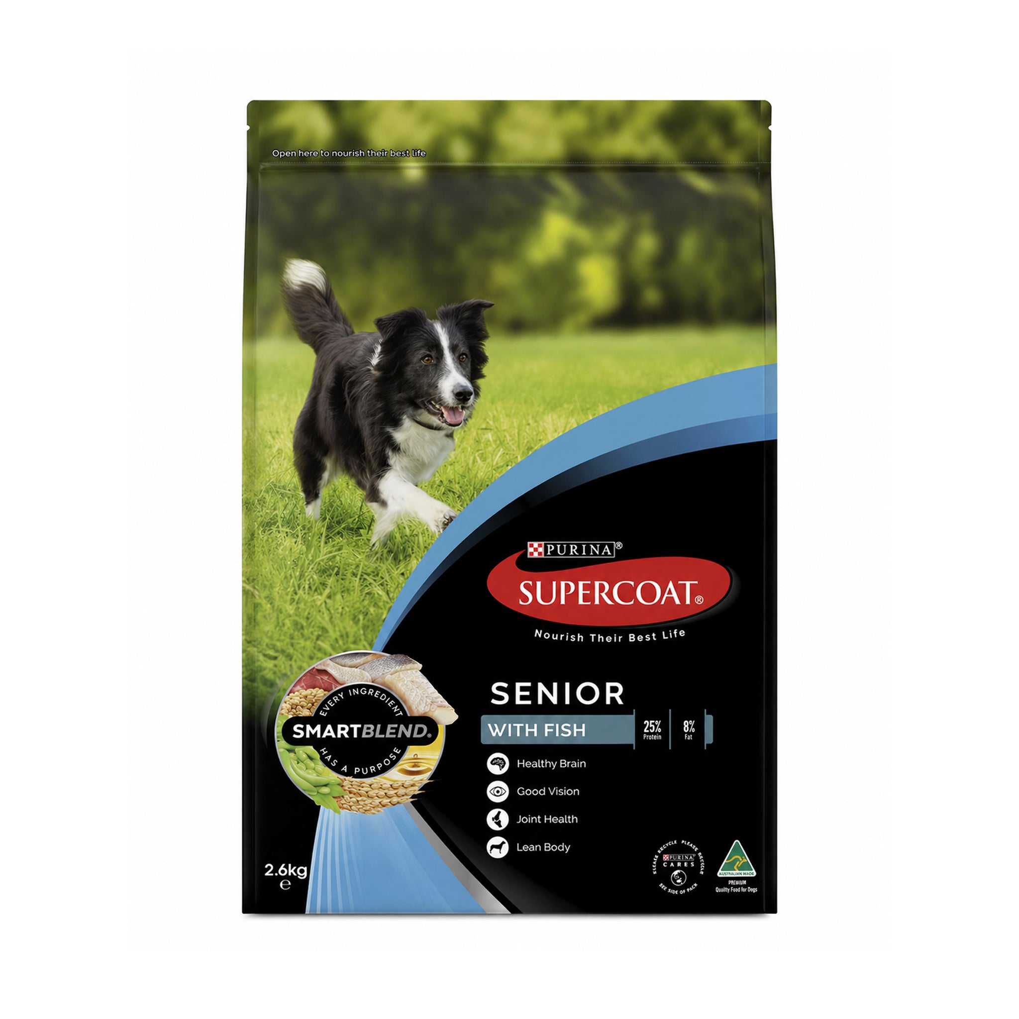 Supercoat Senior Fish Dry Dog Food