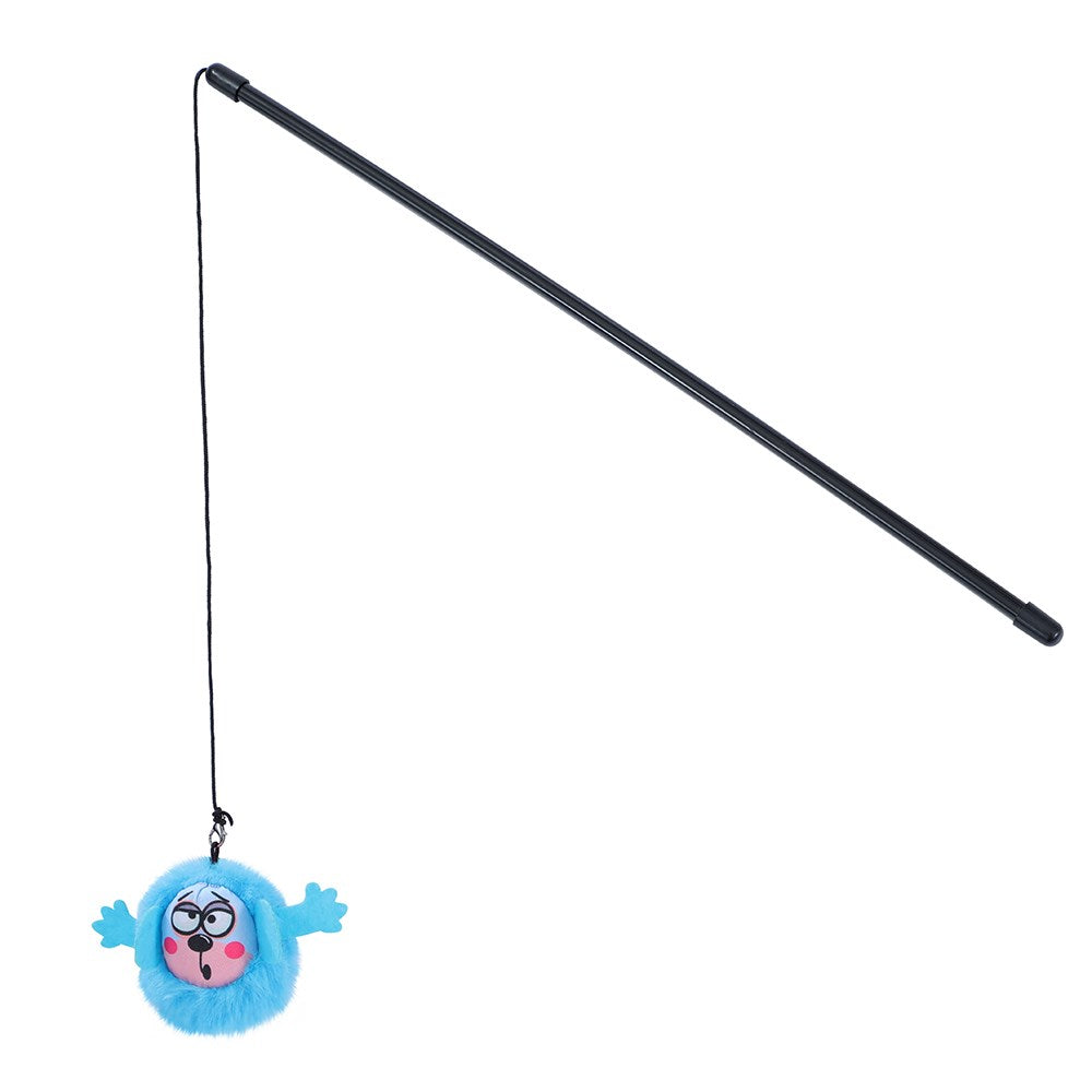 Swap & Swish Changeable Cat Dangler – 40cm (Blue/Yellow)