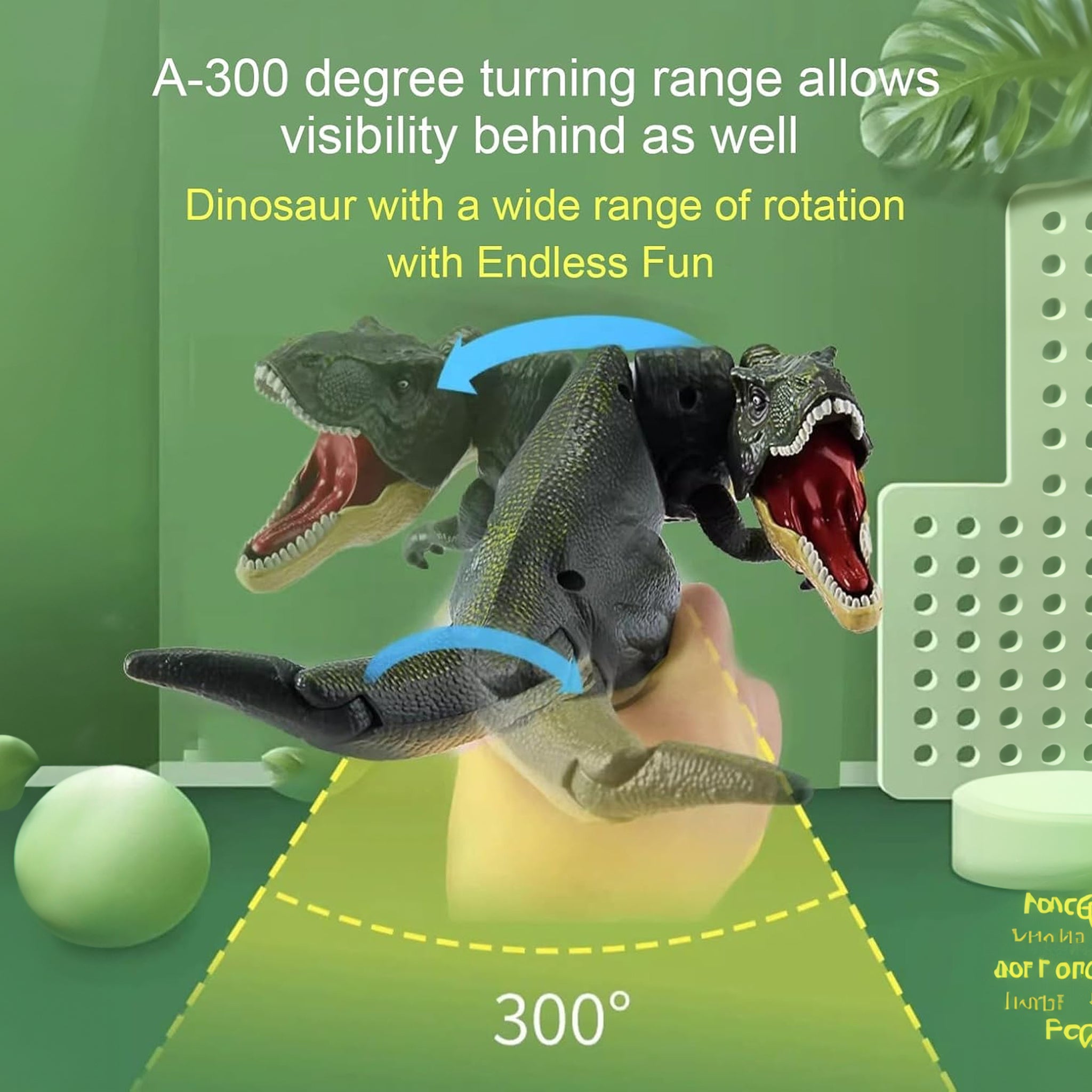 Swinging Dinosaur with Sound assorted Small