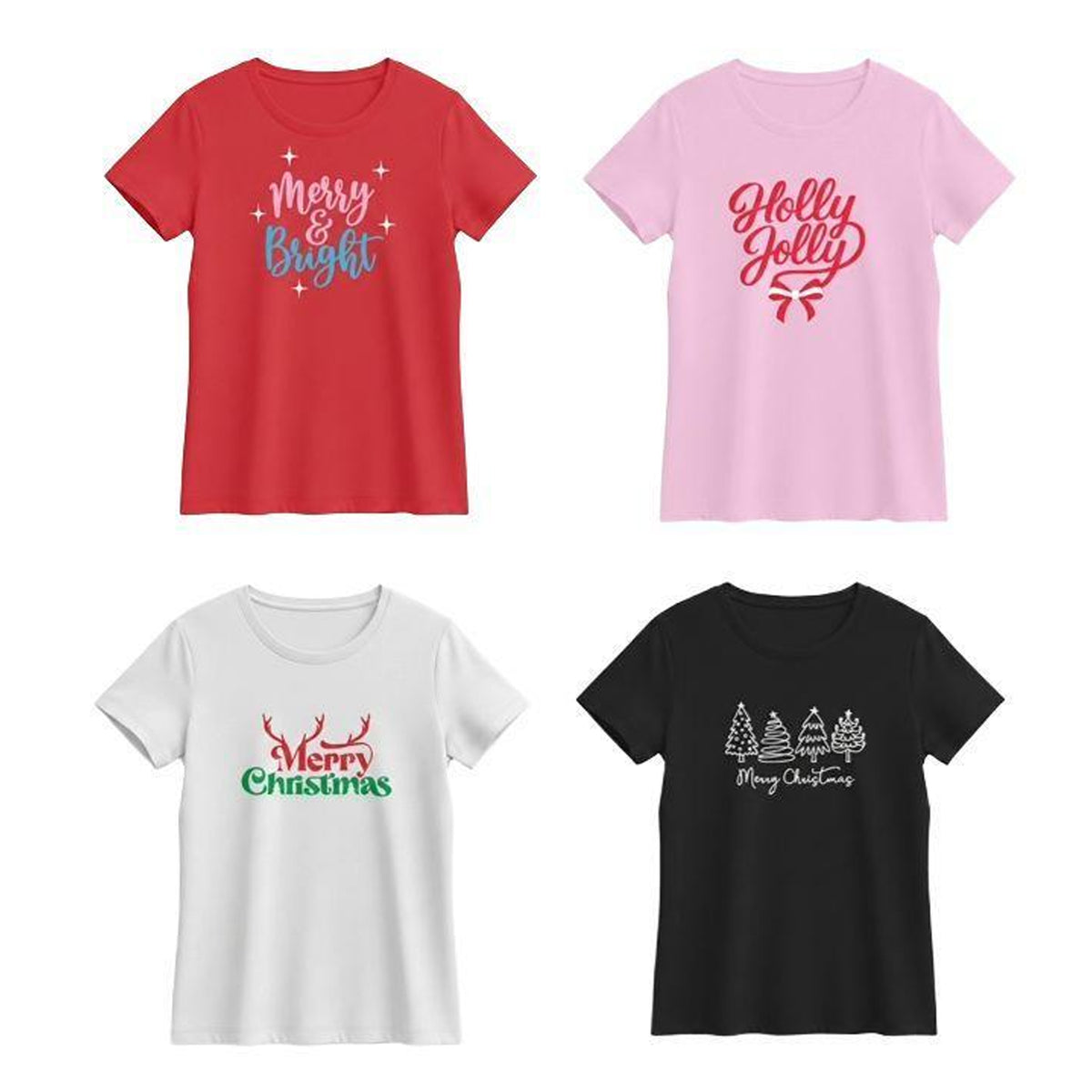 T-Shirt Christmas Ladies Assorted
