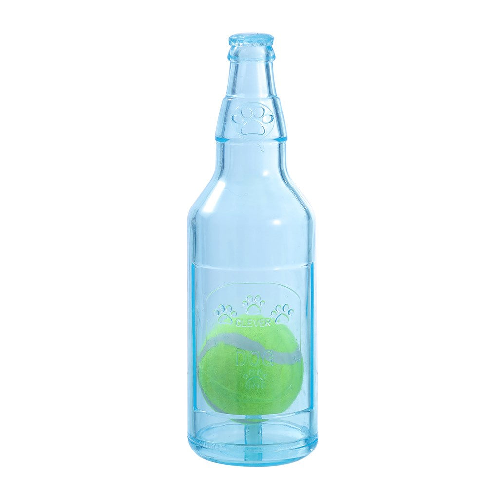 TPR Bottle & Tennis Ball Dog Toy – Large 25cm (Assorted)