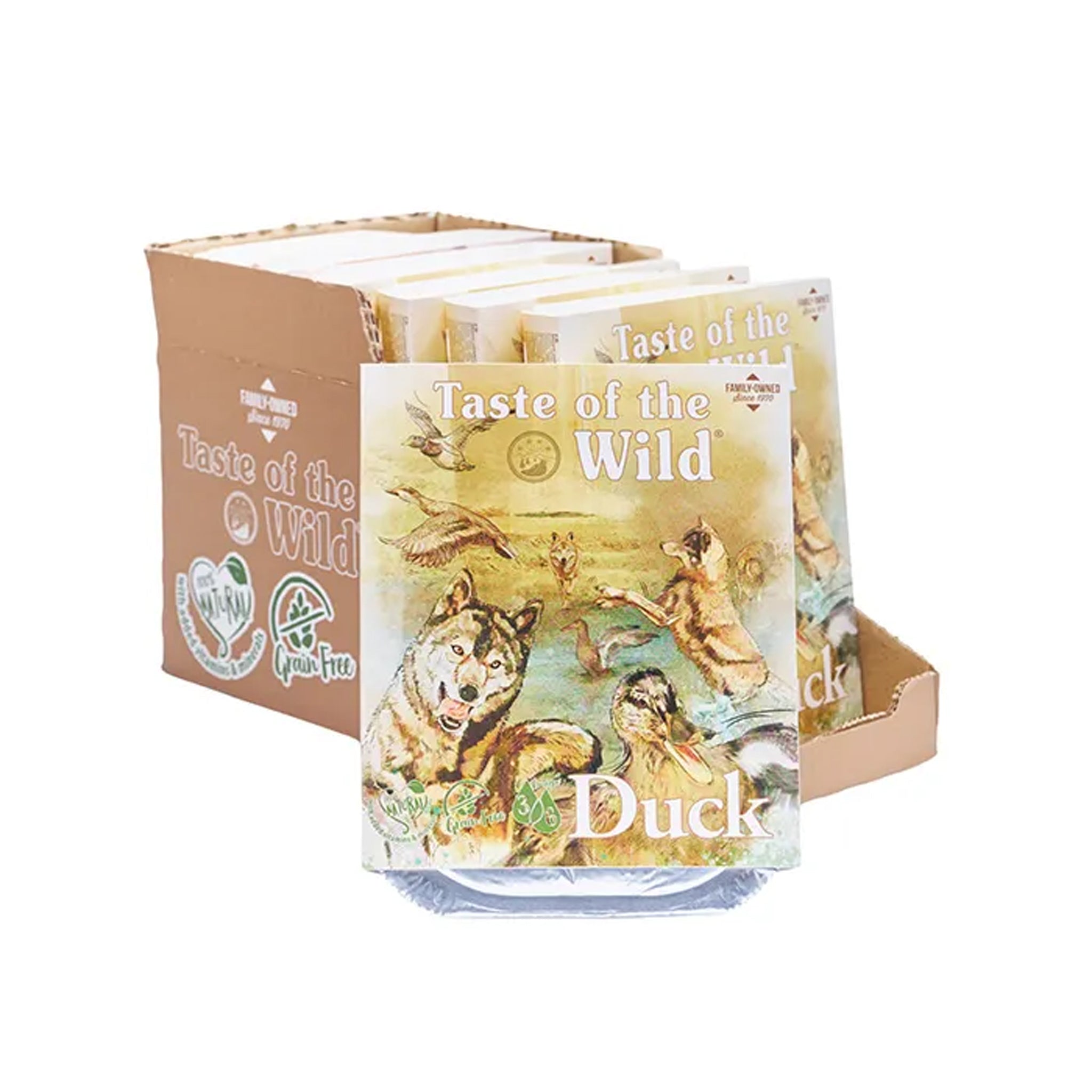 Taste Of The Wild Wet Dog Food Duck and Chicken 390g x 7
