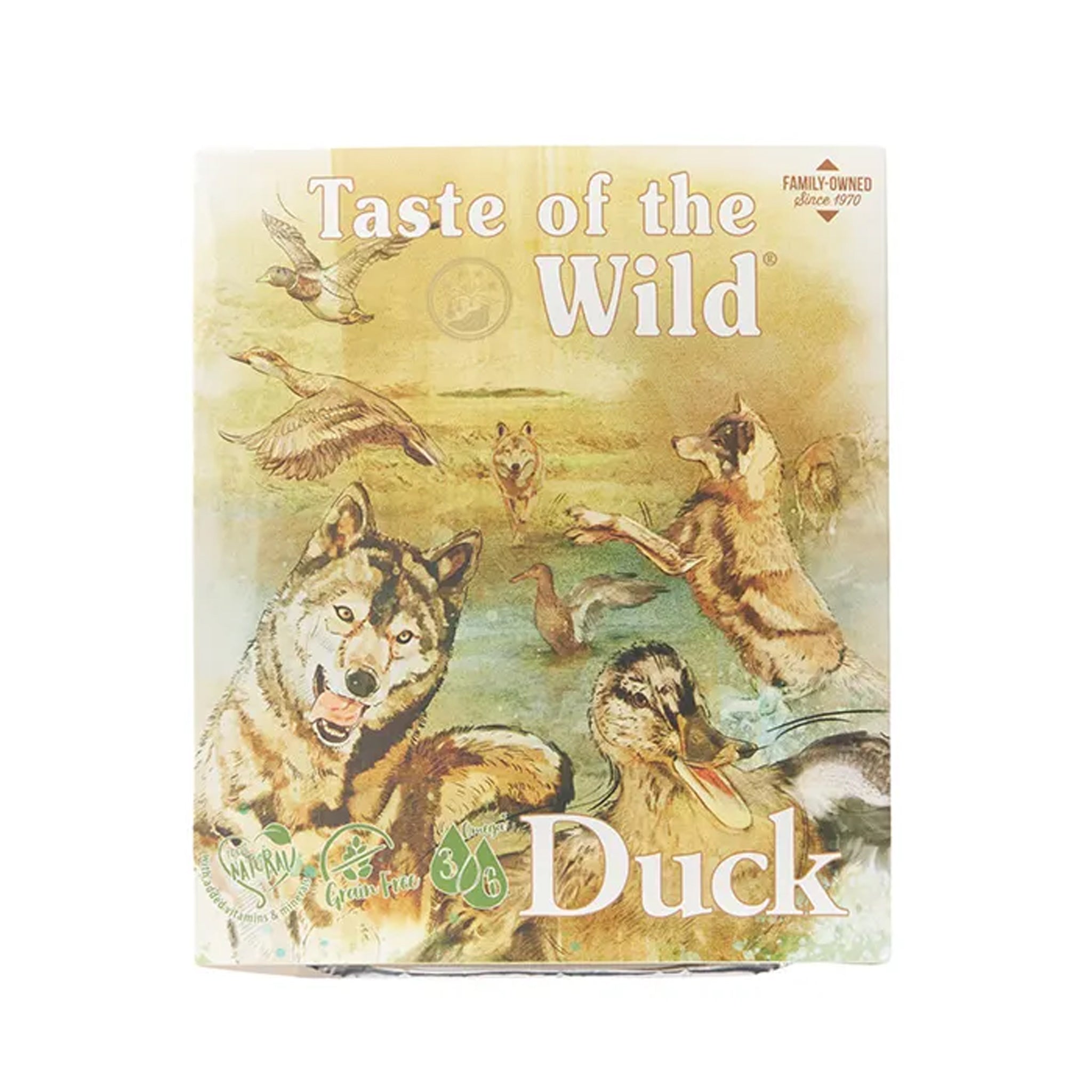Taste Of The Wild Wet Dog Food Duck and Chicken 390g x 7