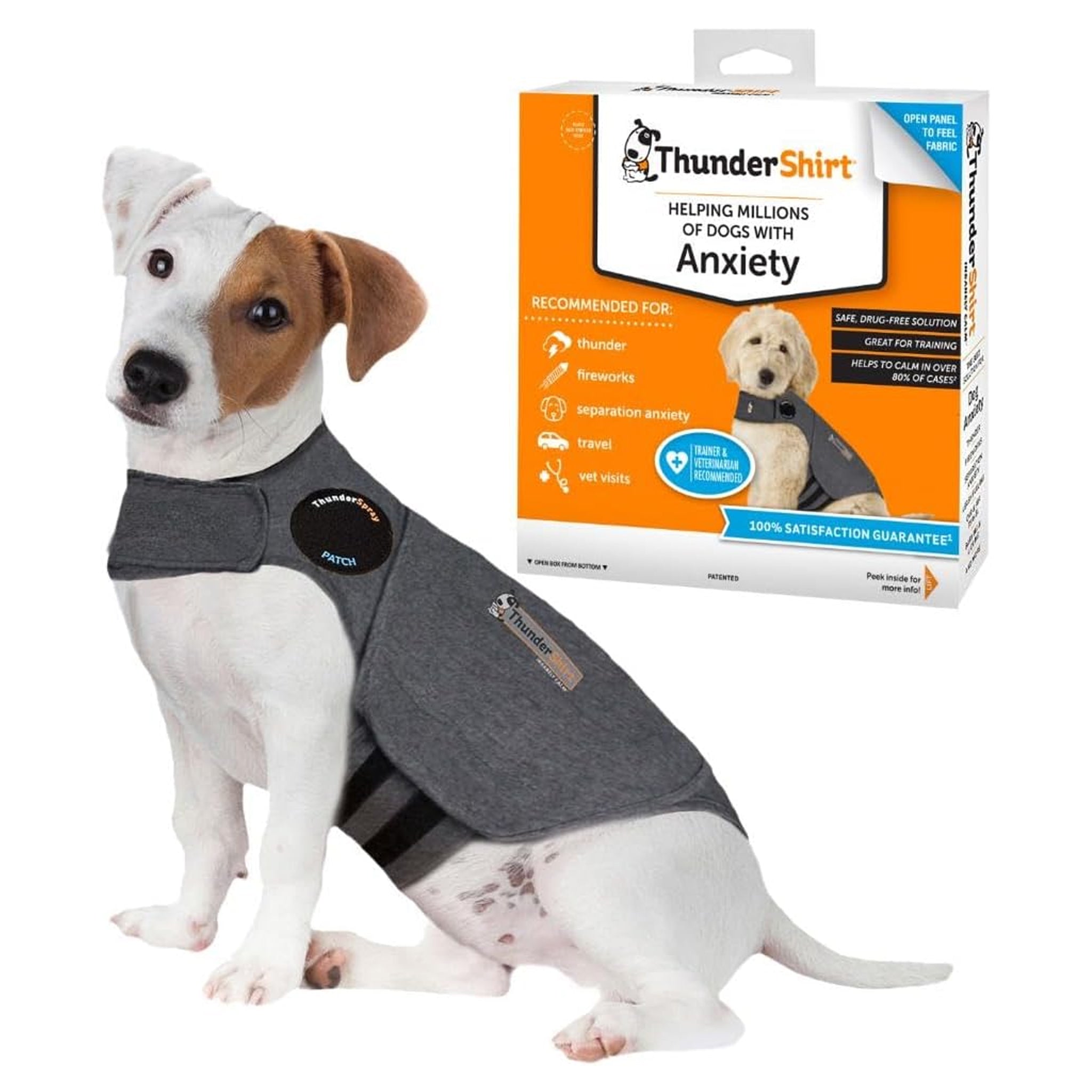 ThunderShirt Grey Dog Anxiety Jacket