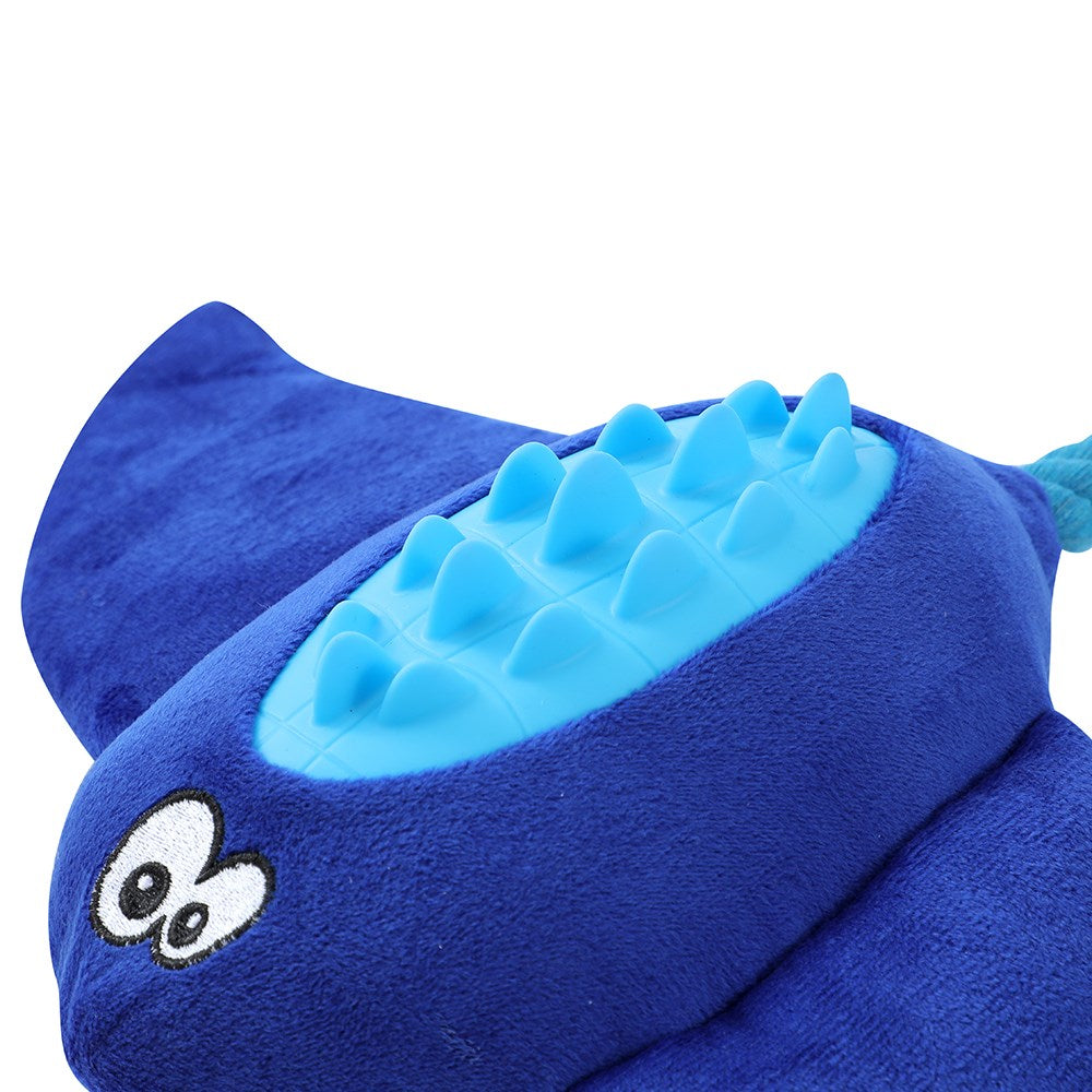 Tidal Pals Sea Plush Dog Toy with TPR – 35cm (Assorted)