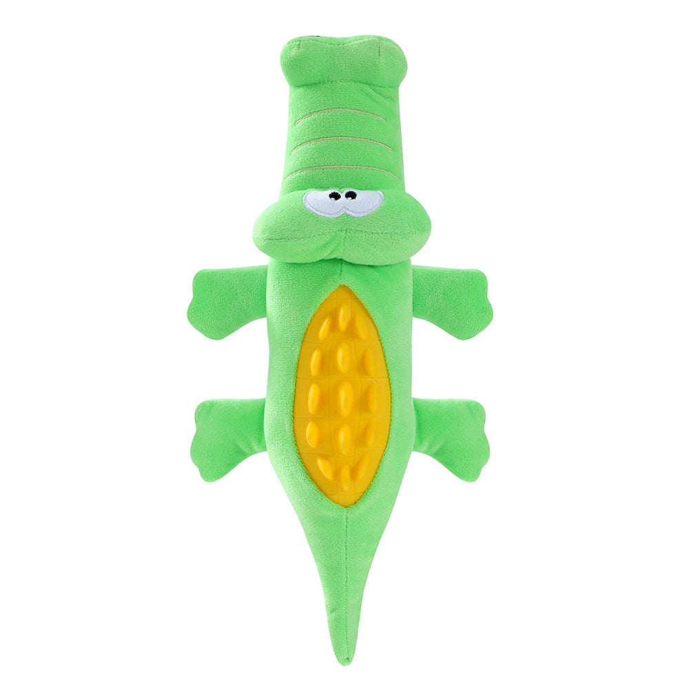 Tidal Pals Sea Plush Dog Toy with TPR – 35cm (Assorted)