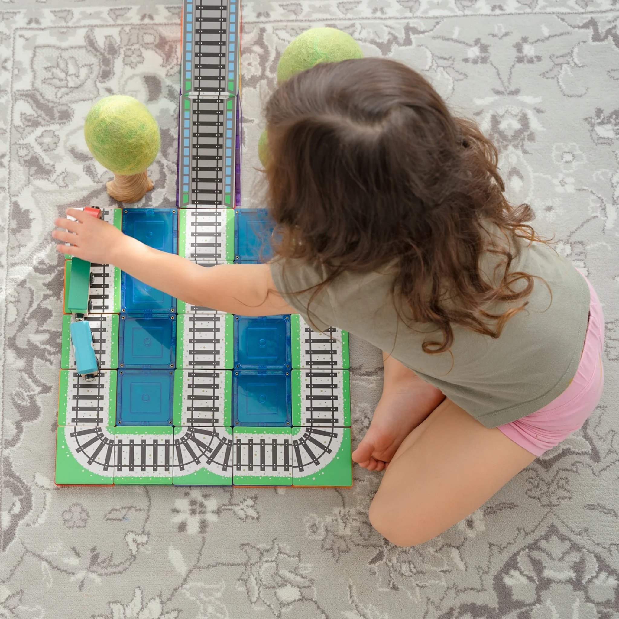 TileTek - 36 Piece Tile Topper - Train Pack