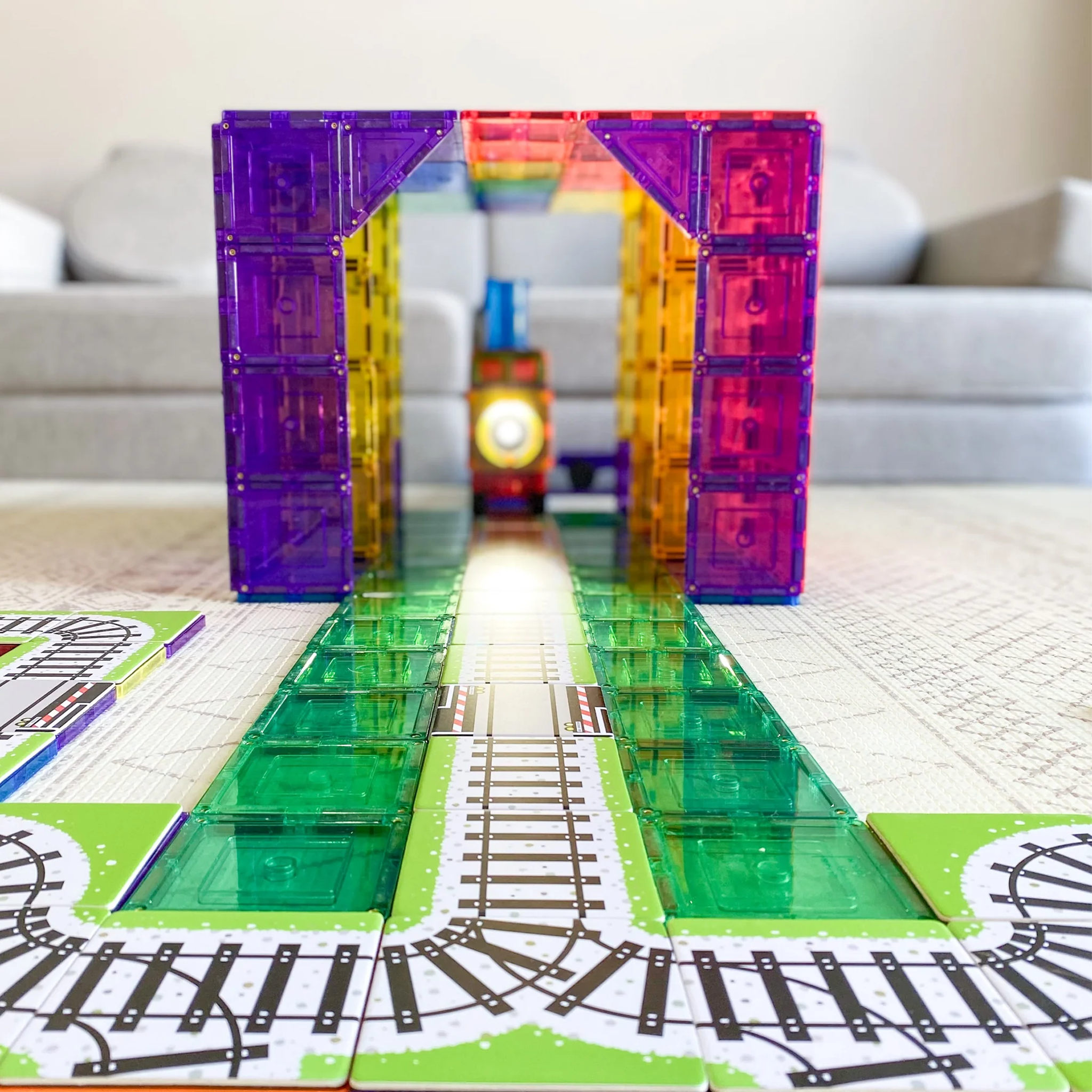 TileTek - 36 Piece Tile Topper - Train Pack
