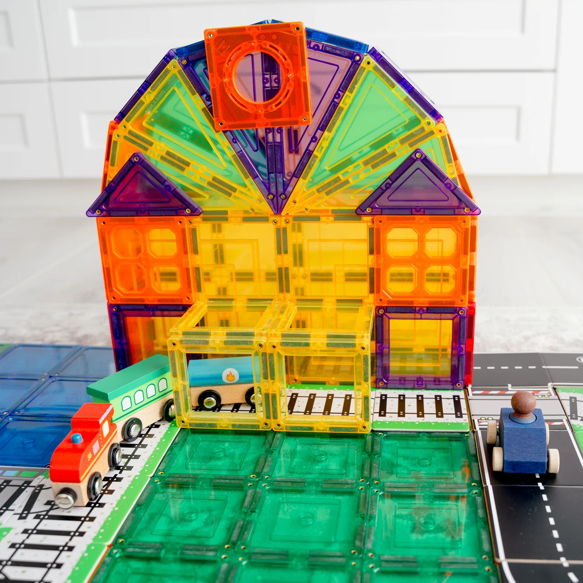 TileTek - 36 Piece Tile Topper - Train Pack