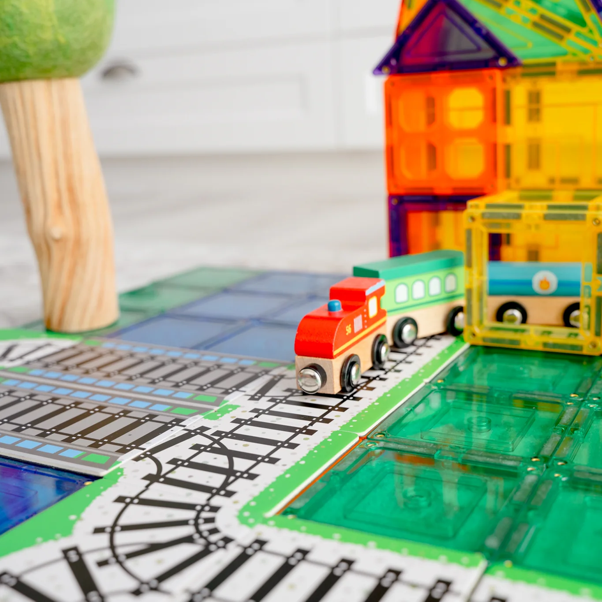 TileTek - 36 Piece Tile Topper - Train Pack