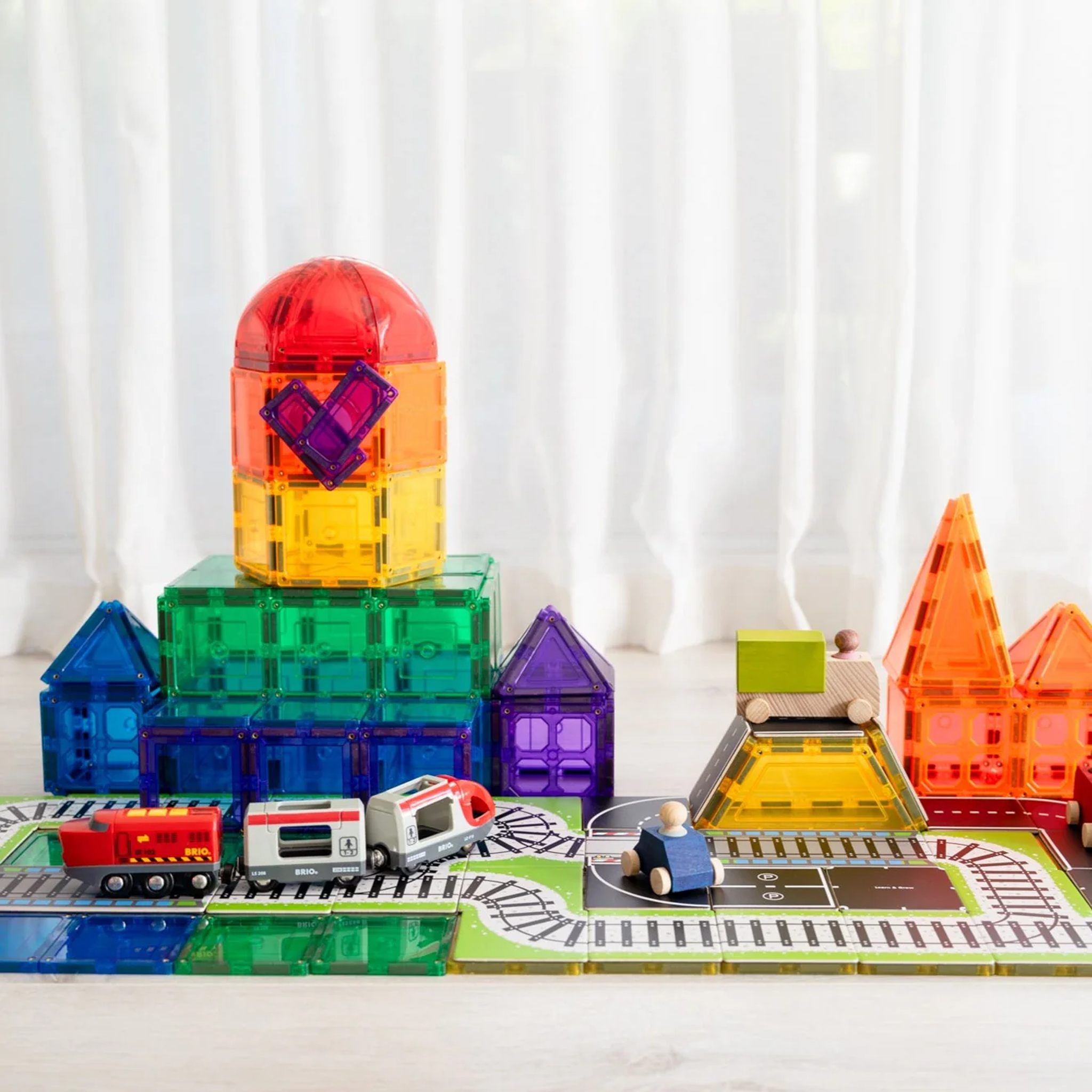 TileTek - 36 Piece Tile Topper - Train Pack