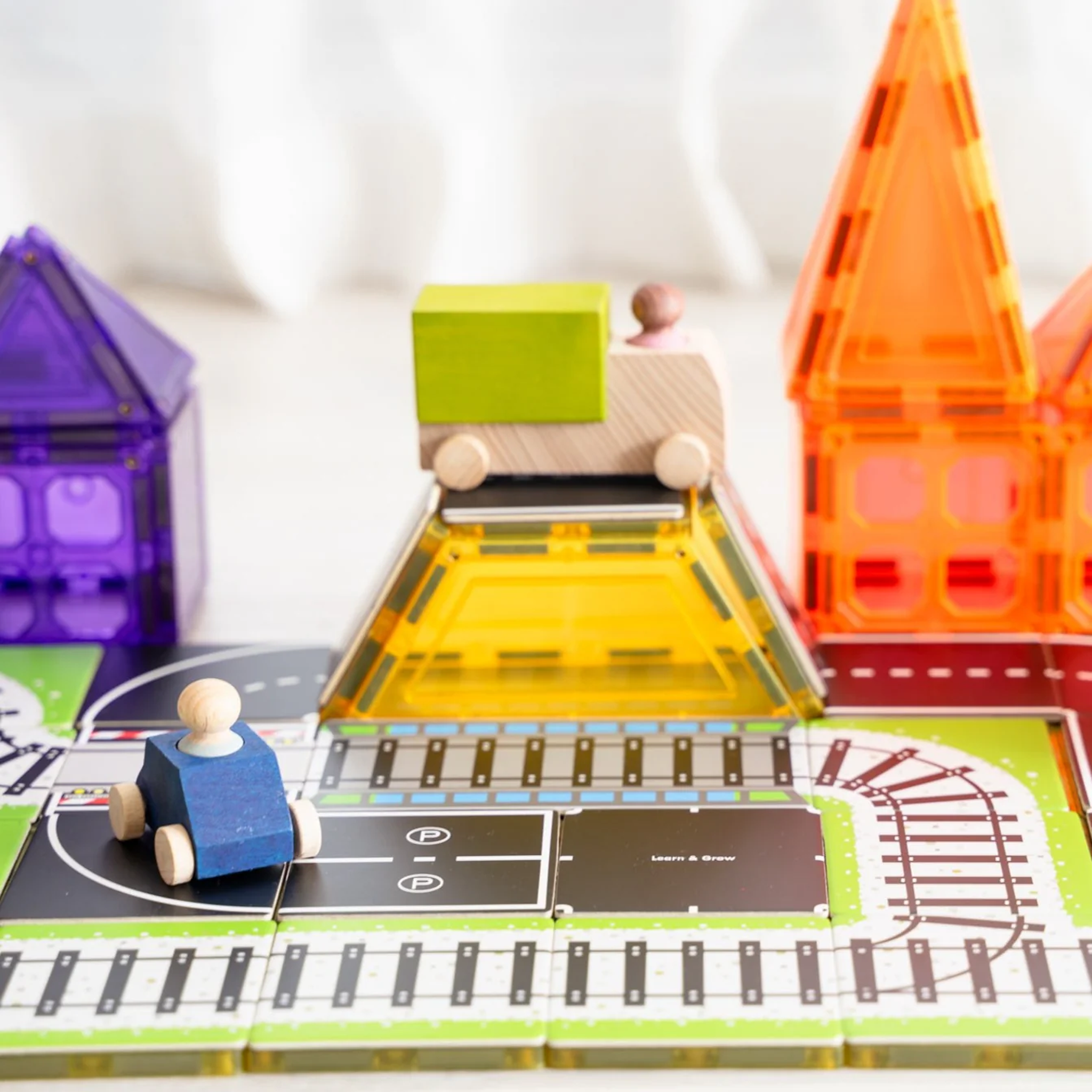 TileTek - 36 Piece Tile Topper - Train Pack