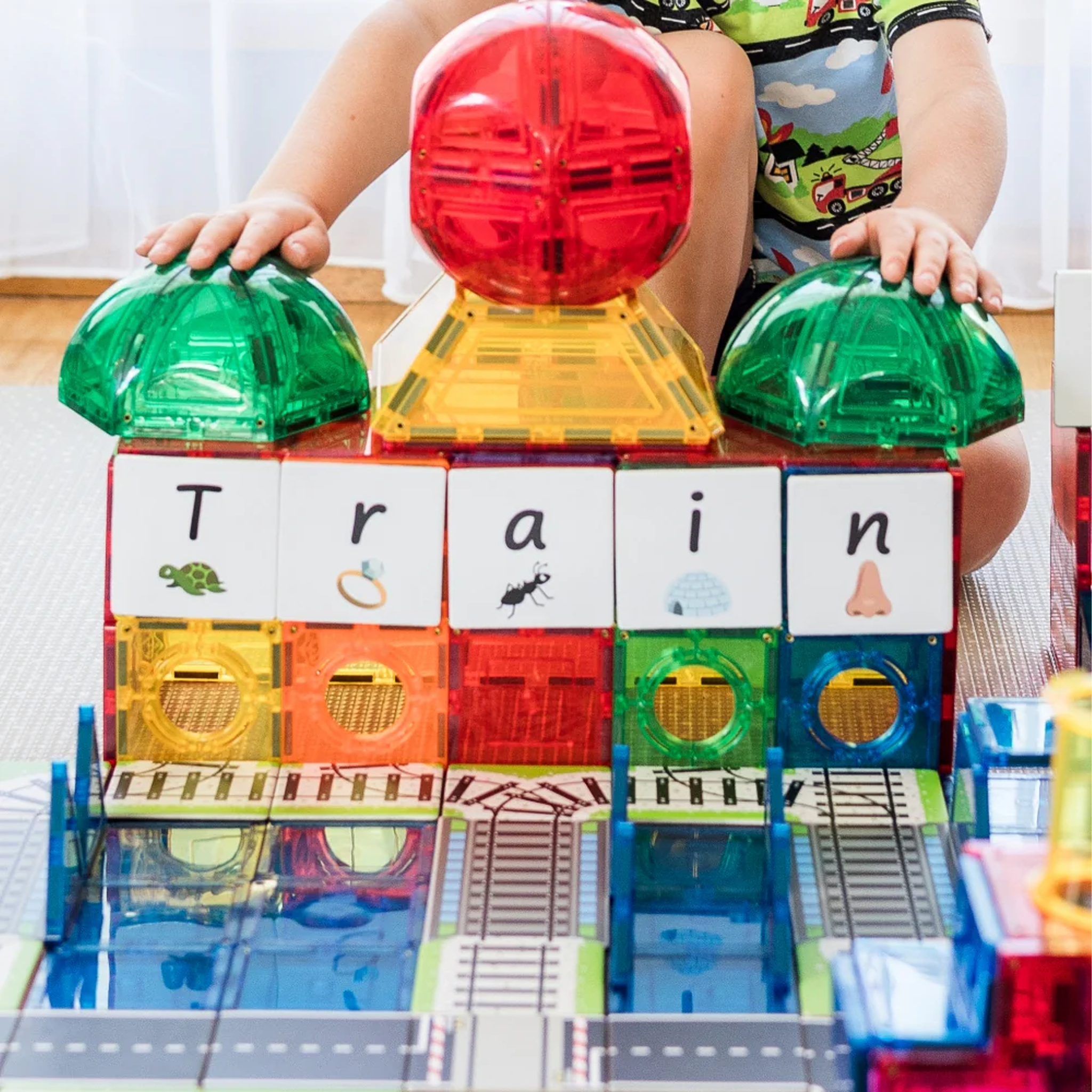 TileTek - 36 Piece Tile Topper - Train Pack