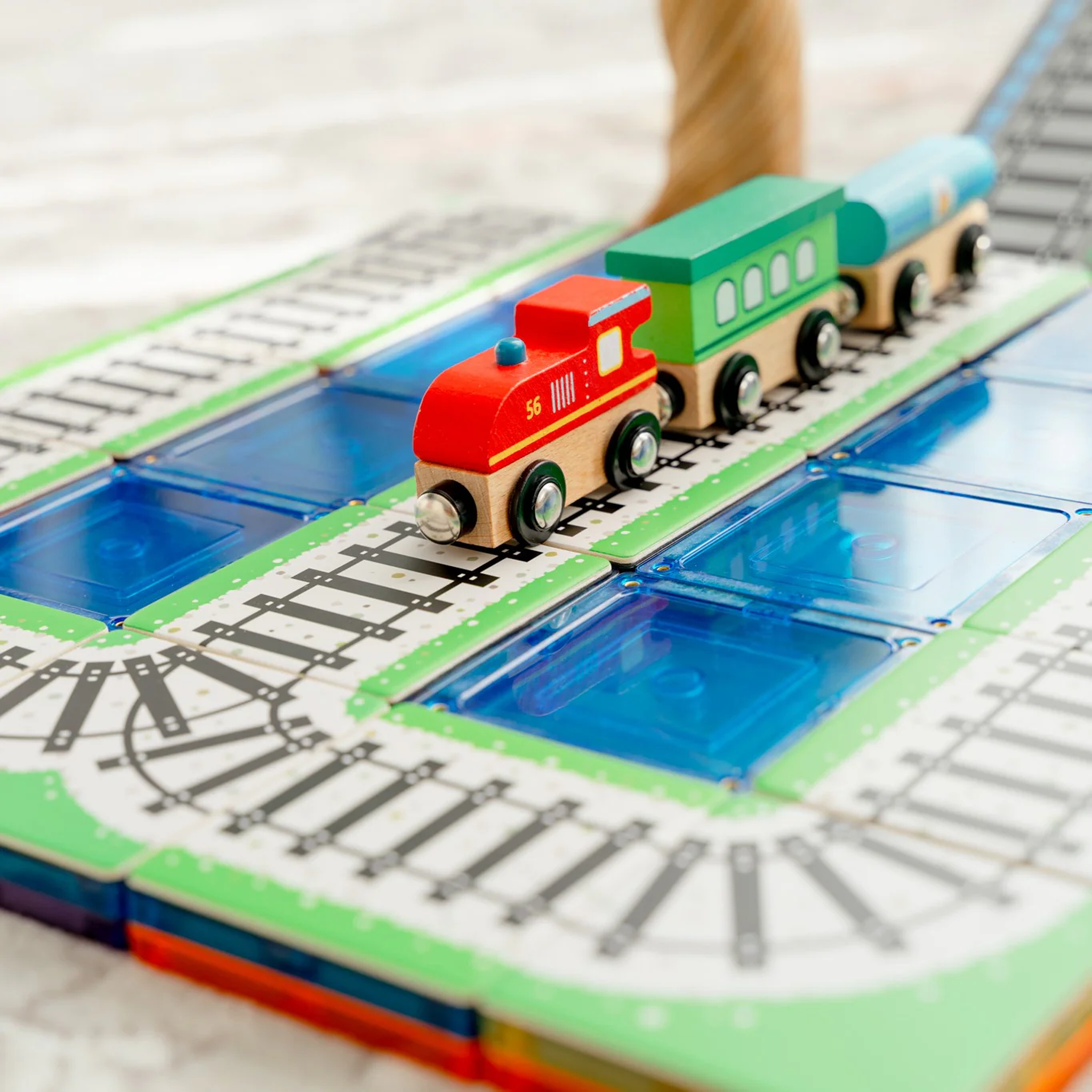 TileTek - 36 Piece Tile Topper - Train Pack