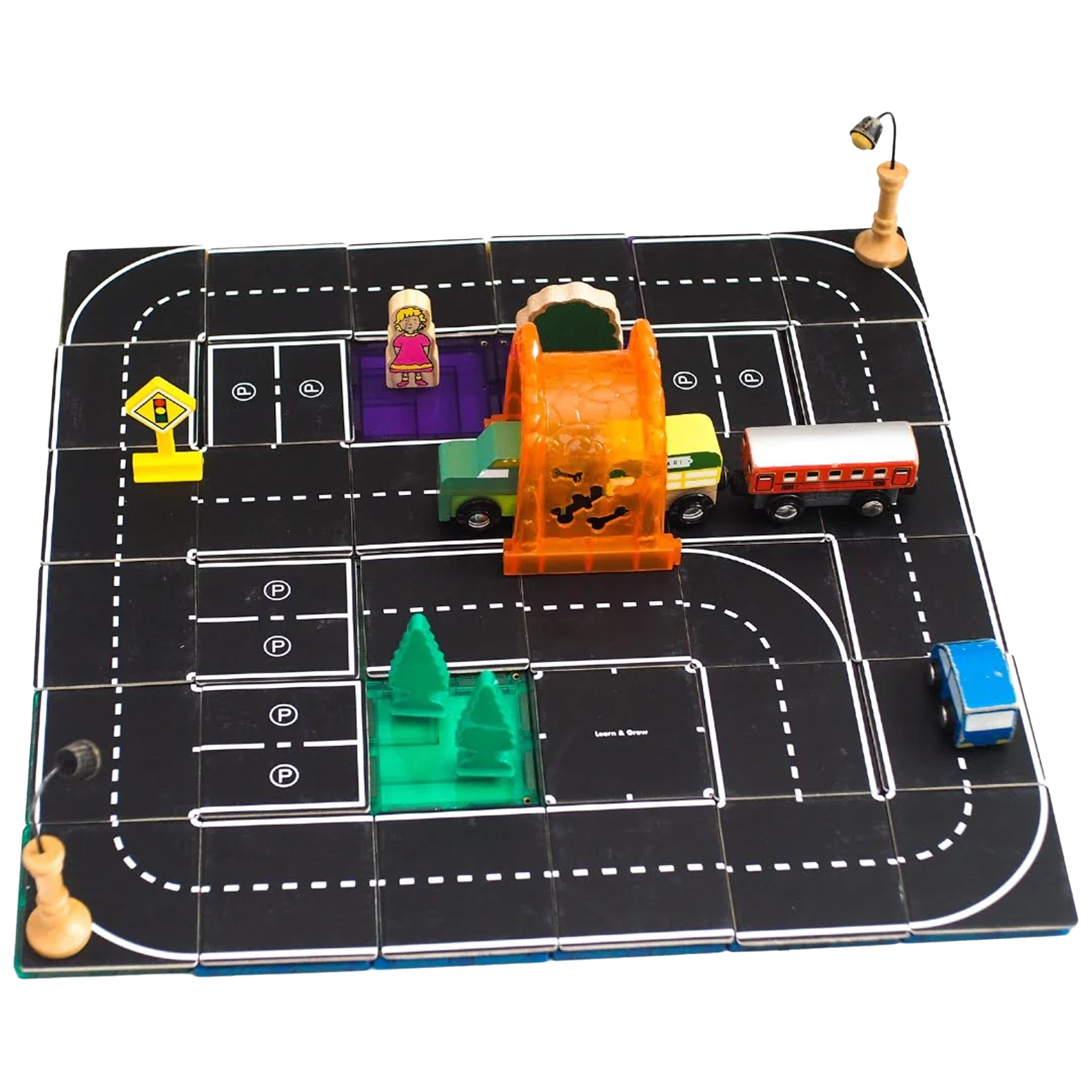 TileTek - 40 Piece Tile Topper - Road Pack