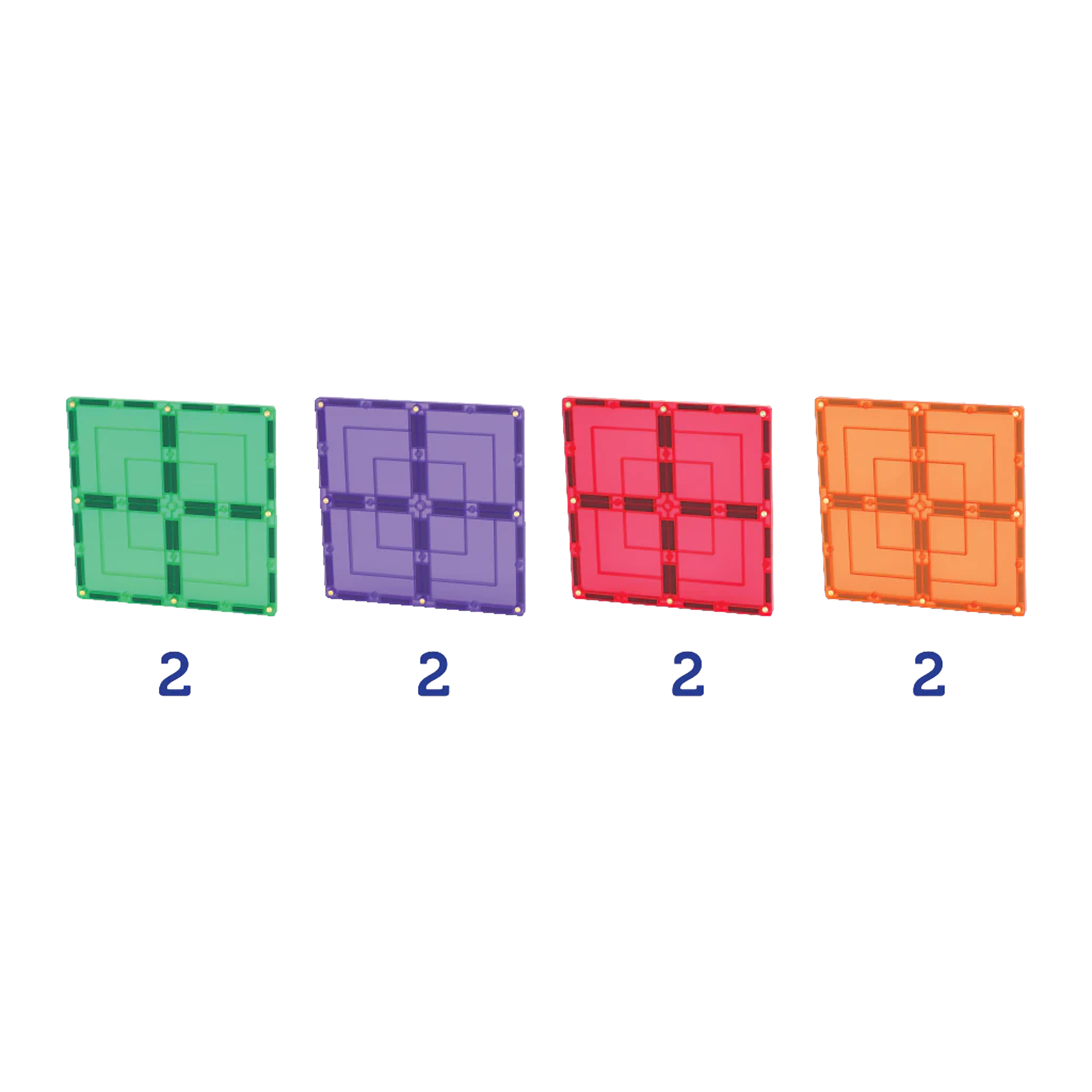 TileTek - 8 Piece Large Square Tiles Set