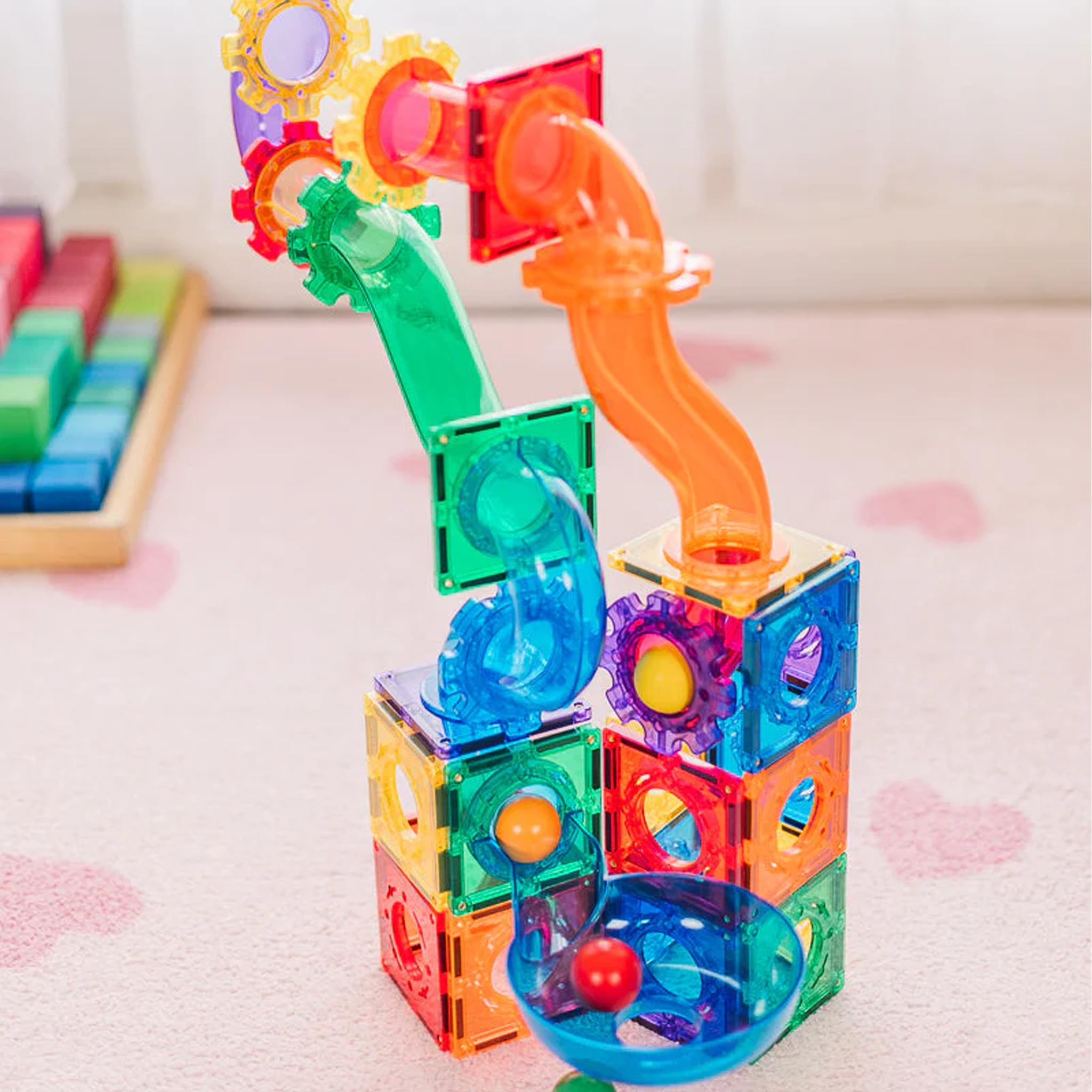 TileTek - 95 Piece Ball Run Set