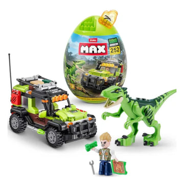 ZURU MAX Build Dino Escape Egg Capsule 252 Bricks