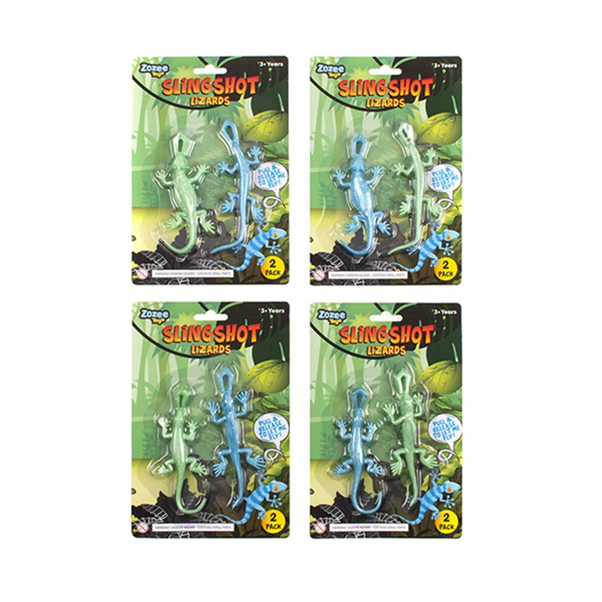 Toys Lizard Stretchy 2pk