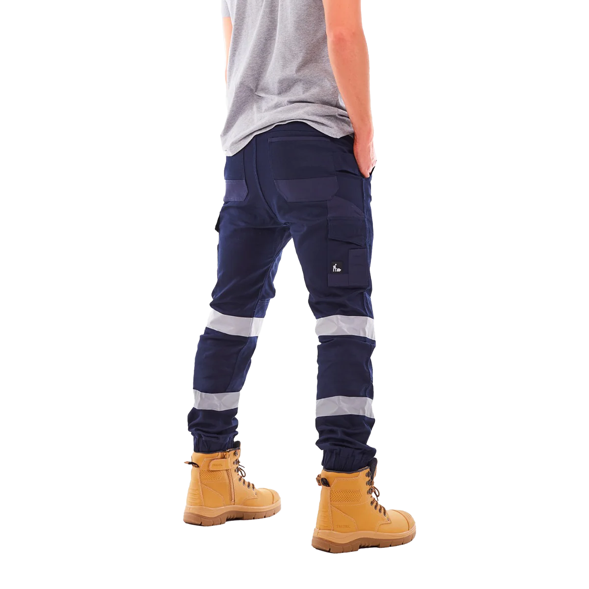 Tradie Cuff Skinny Pant With Tape