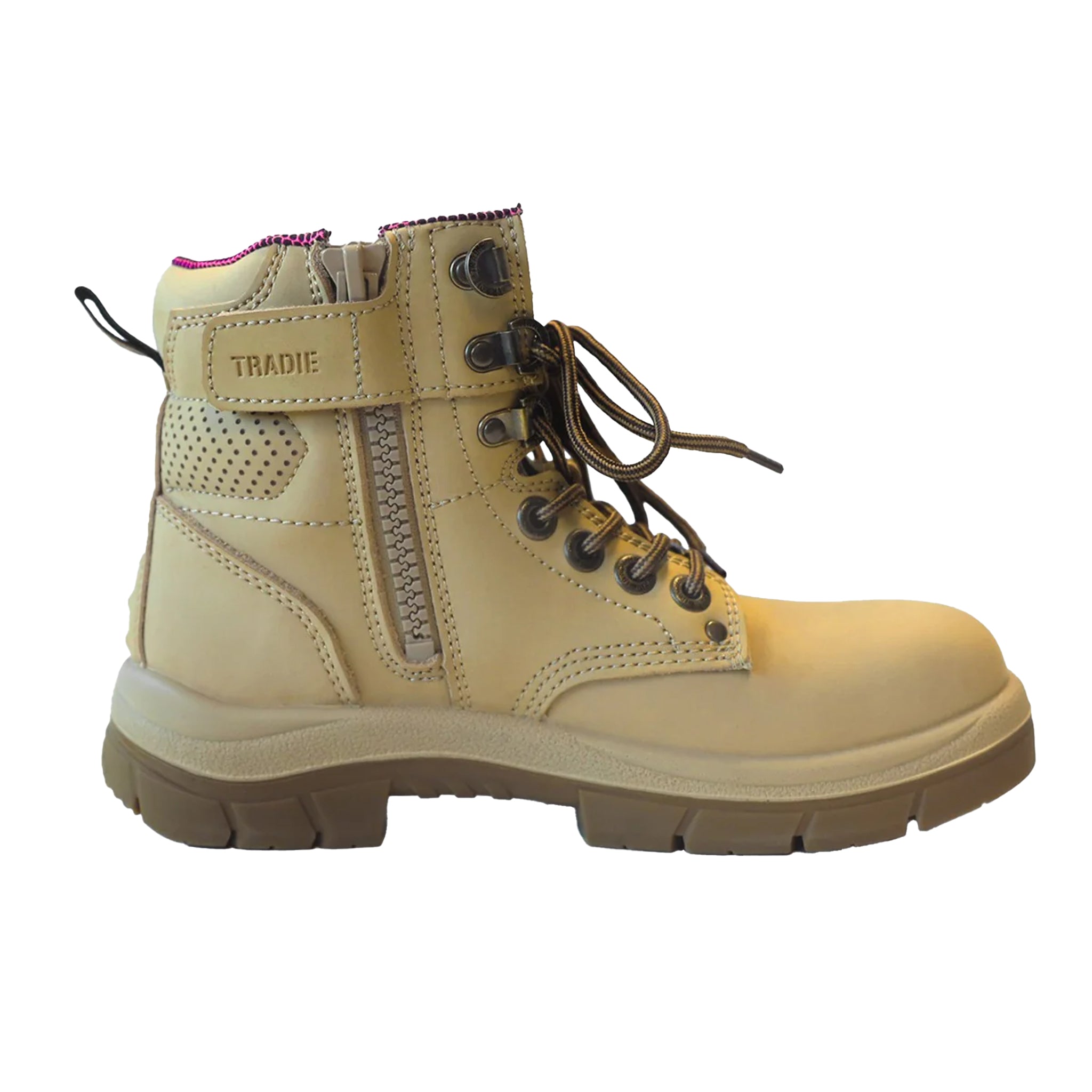 Tradie Lady Zip-Up Safety Boot