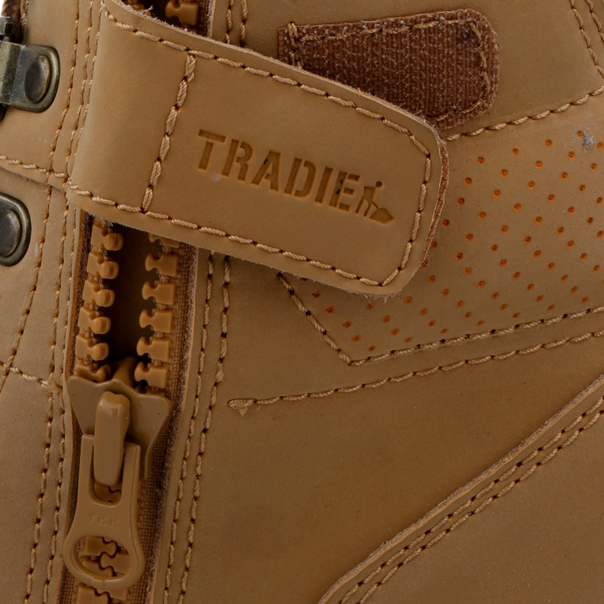 Tradie Men's Zip Up Safety Boot with Steel Toe