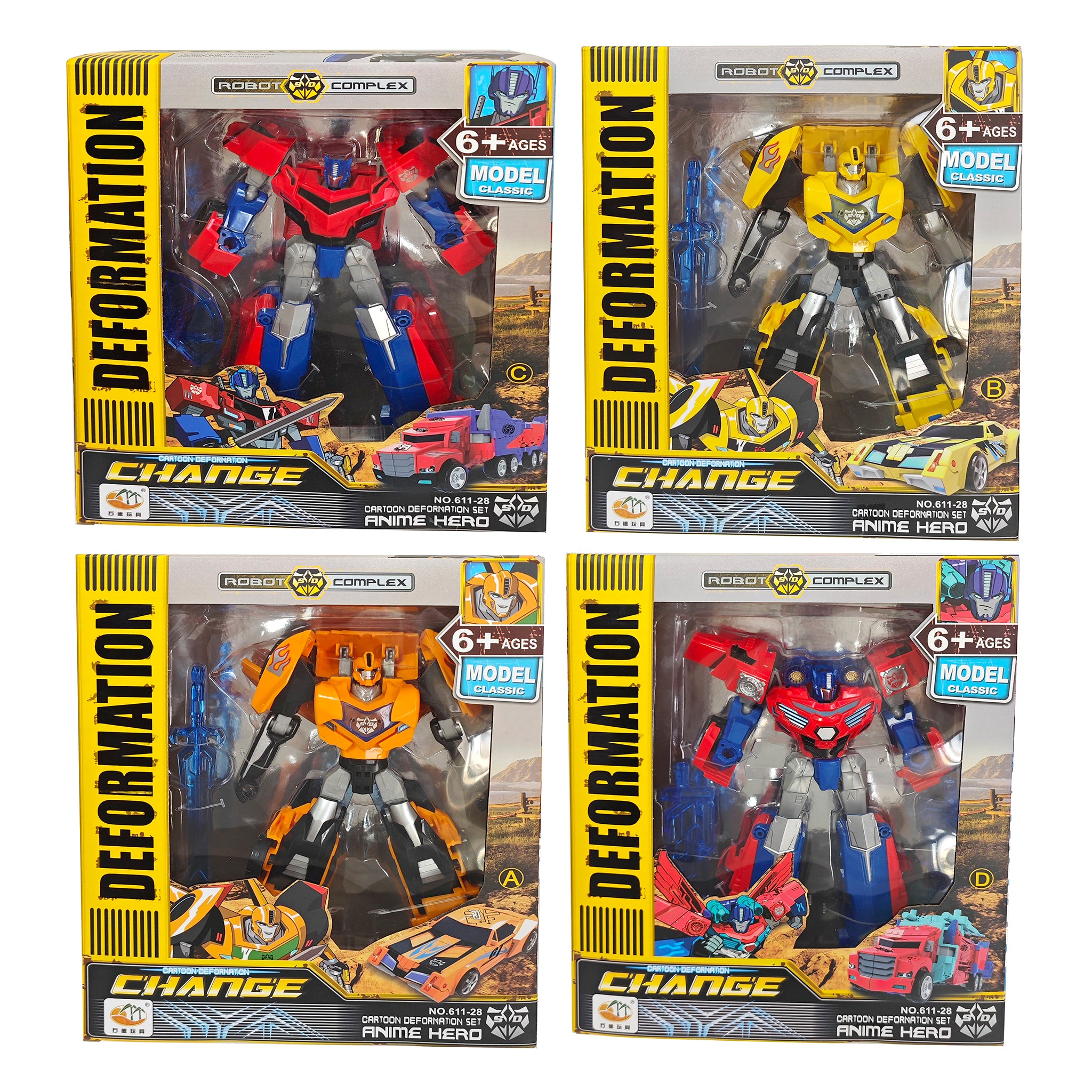 Transformable Robot Classic assorted