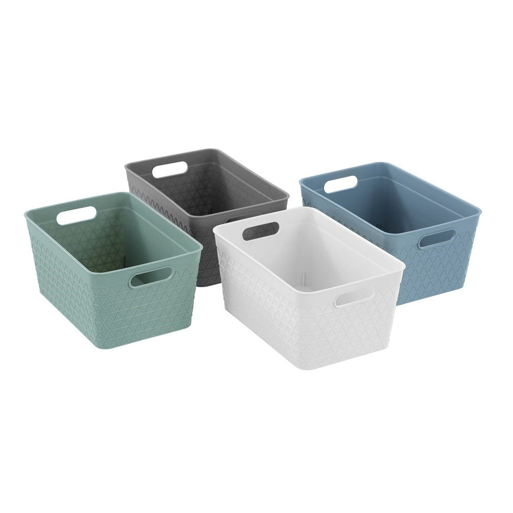 Trinity Storage Basket – 21.5 × 14.5 × 10.5cm (Assorted)