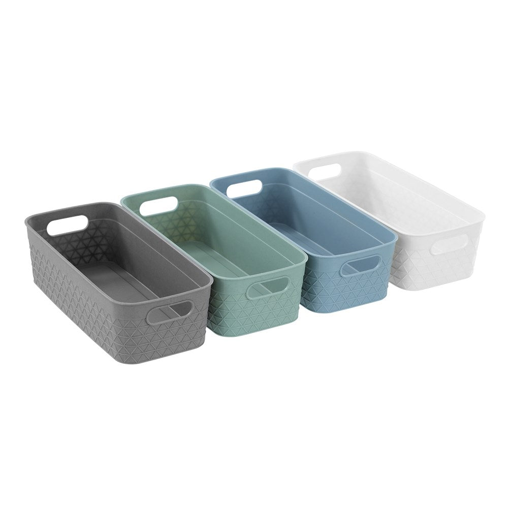 Trinity Storage Basket – 24.5 × 11 × 7cm (Assorted)