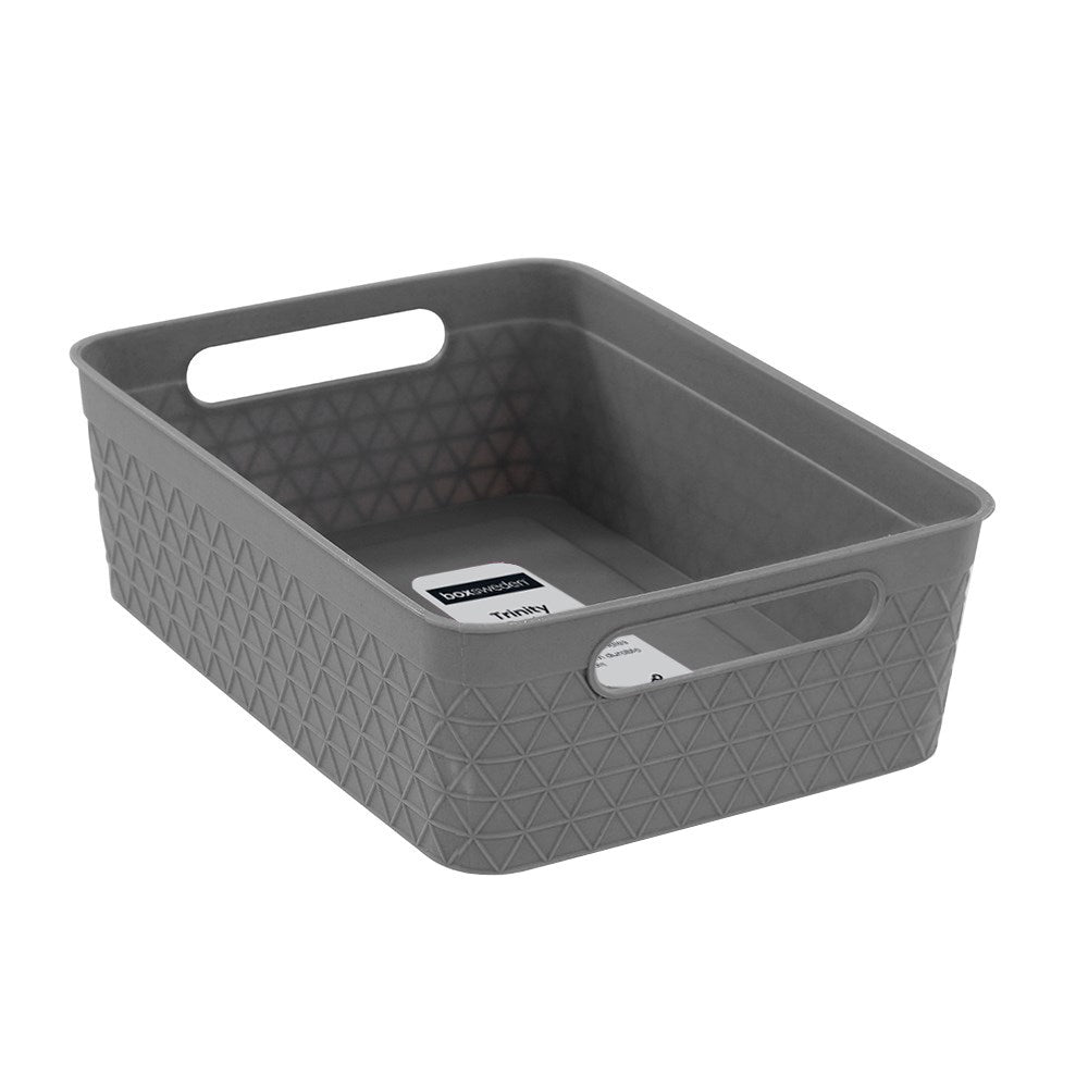Trinity Storage Basket – 24 × 17.5 × 7.5cm (Assorted)
