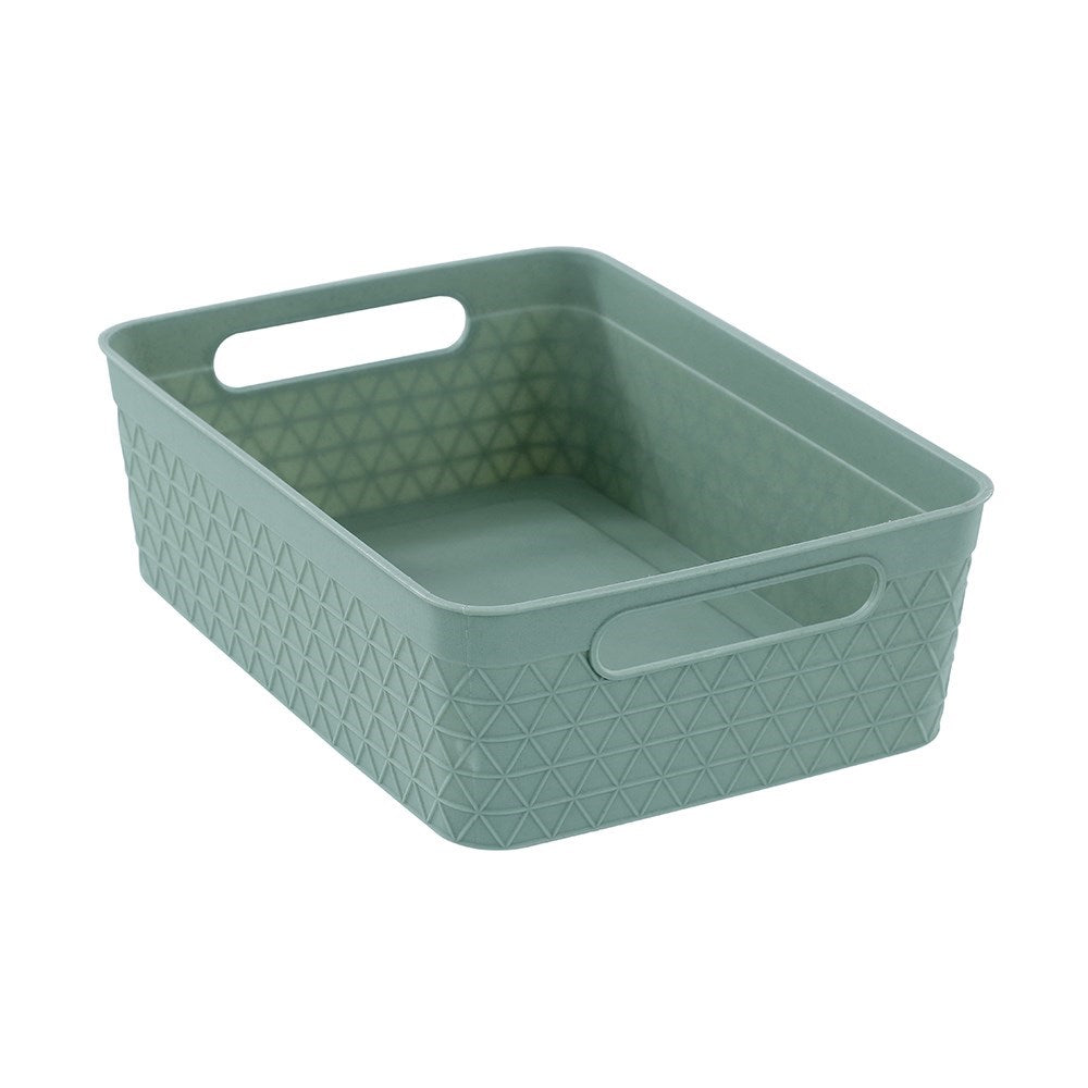 Trinity Storage Basket – 24 × 17.5 × 7.5cm (Assorted)