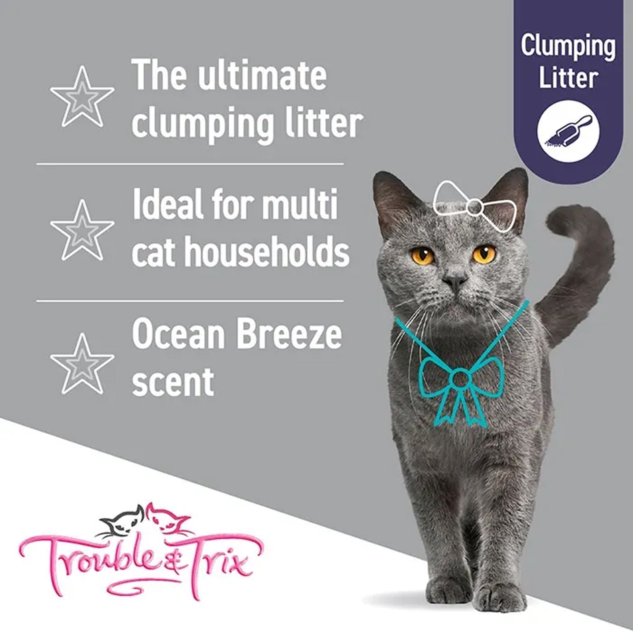 Trouble & Trix  Ultra Scoop Multi Cat Litter