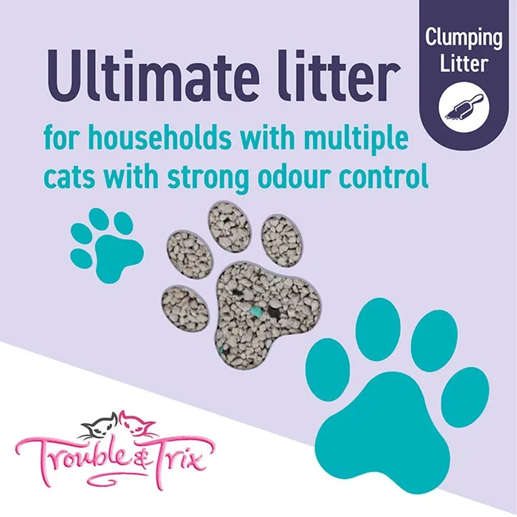 Trouble & Trix  Ultra Scoop Multi Cat Litter