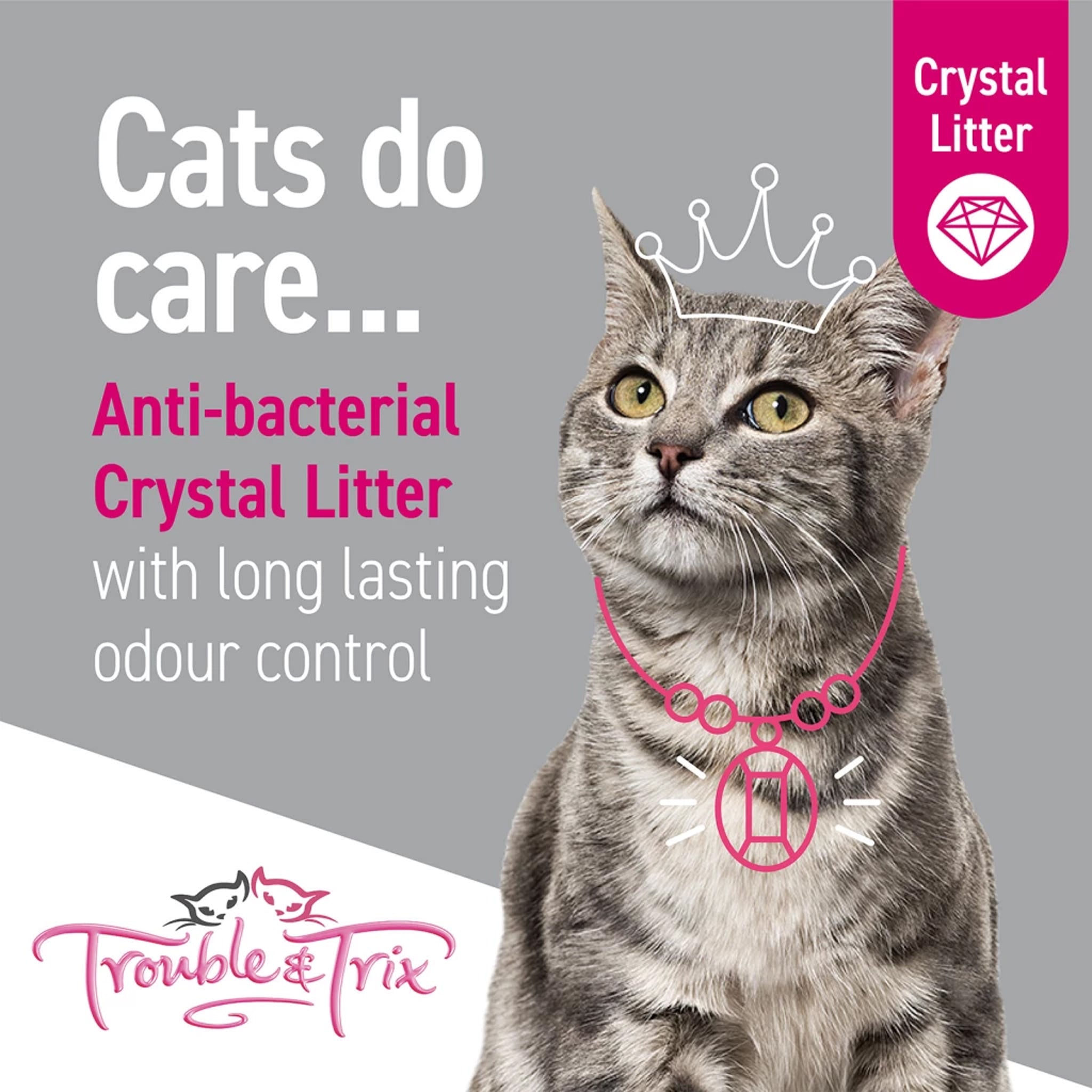 Trouble & Trix Crystal Litter 15L