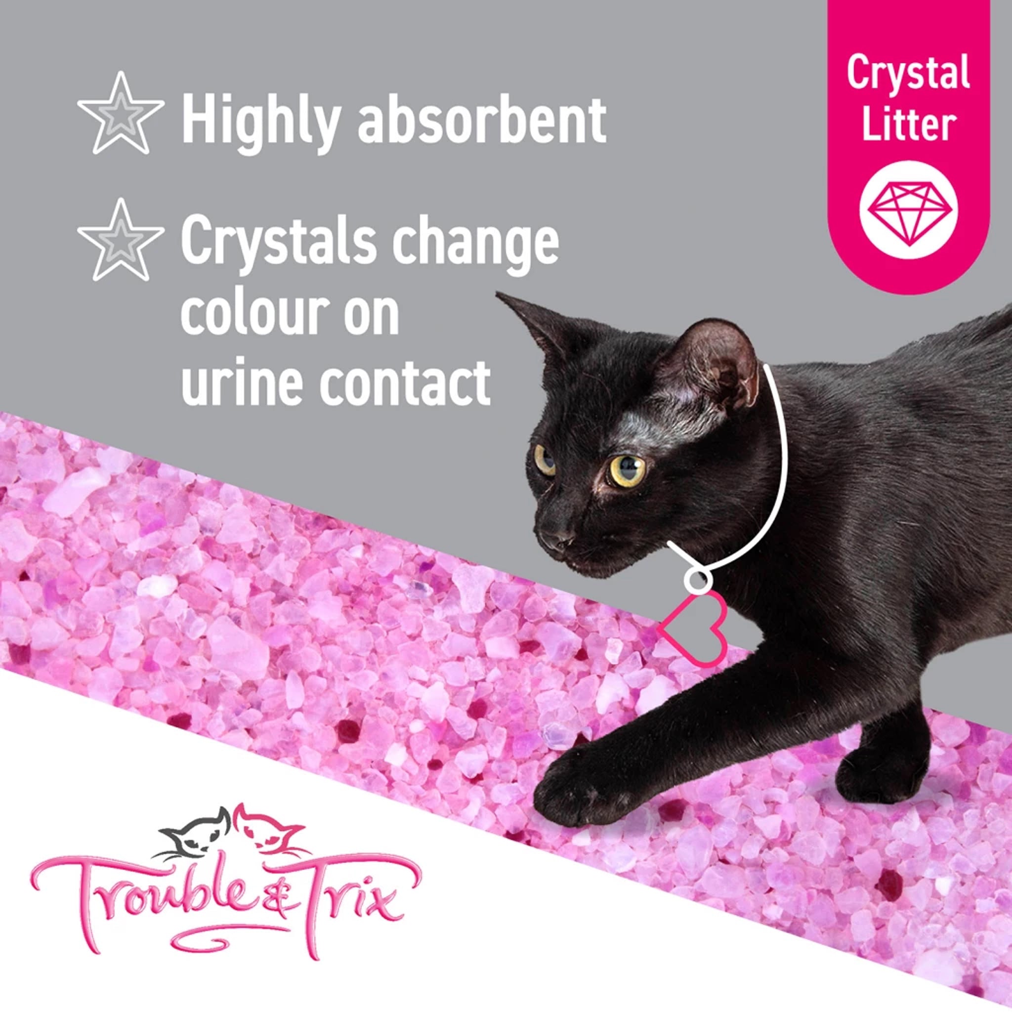 Trouble & Trix Crystal Litter 15L