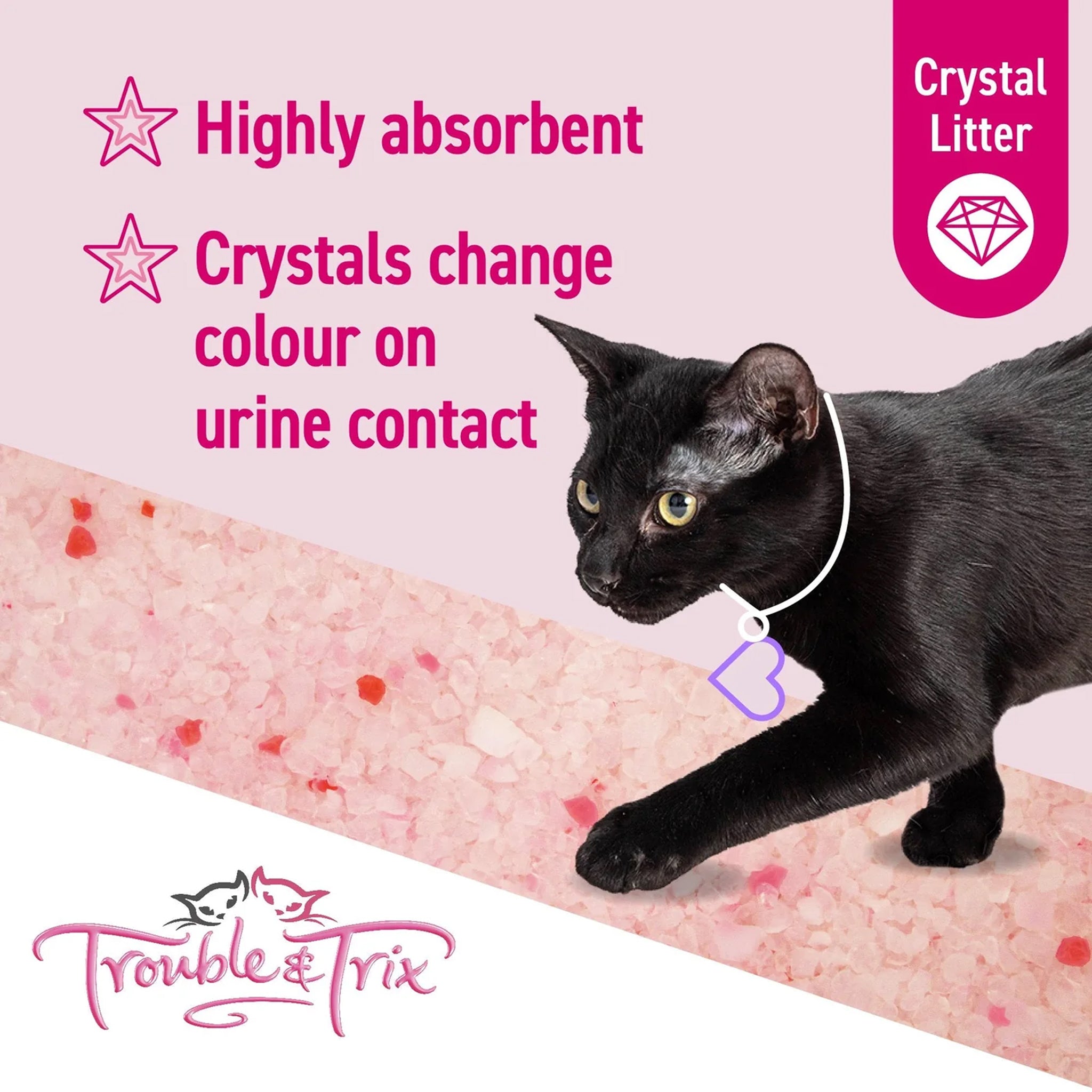 Trouble & Trix Crystal Litter 15L
