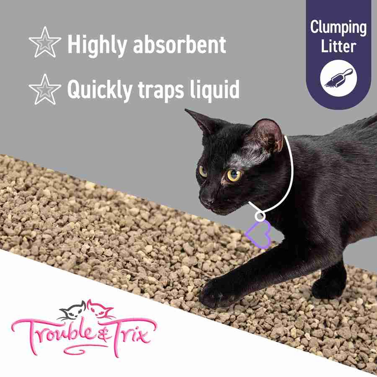 Trouble & Trix Baking Soda Fresh Scent Cat Litter - 15L
