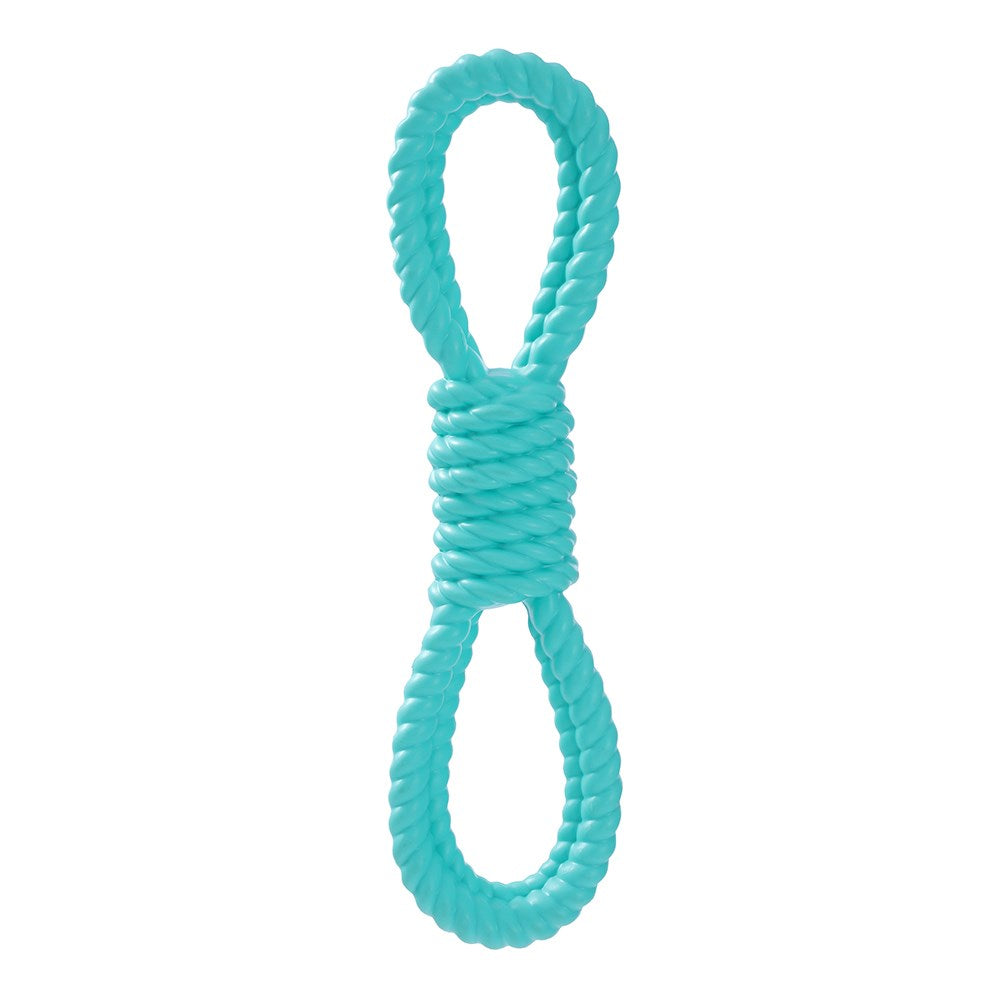 Tug Of War Rubber Rope Dog Toy 3 Assorted