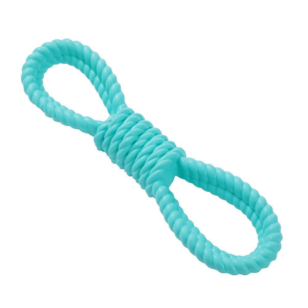 Tug Of War Rubber Rope Dog Toy 3 Assorted