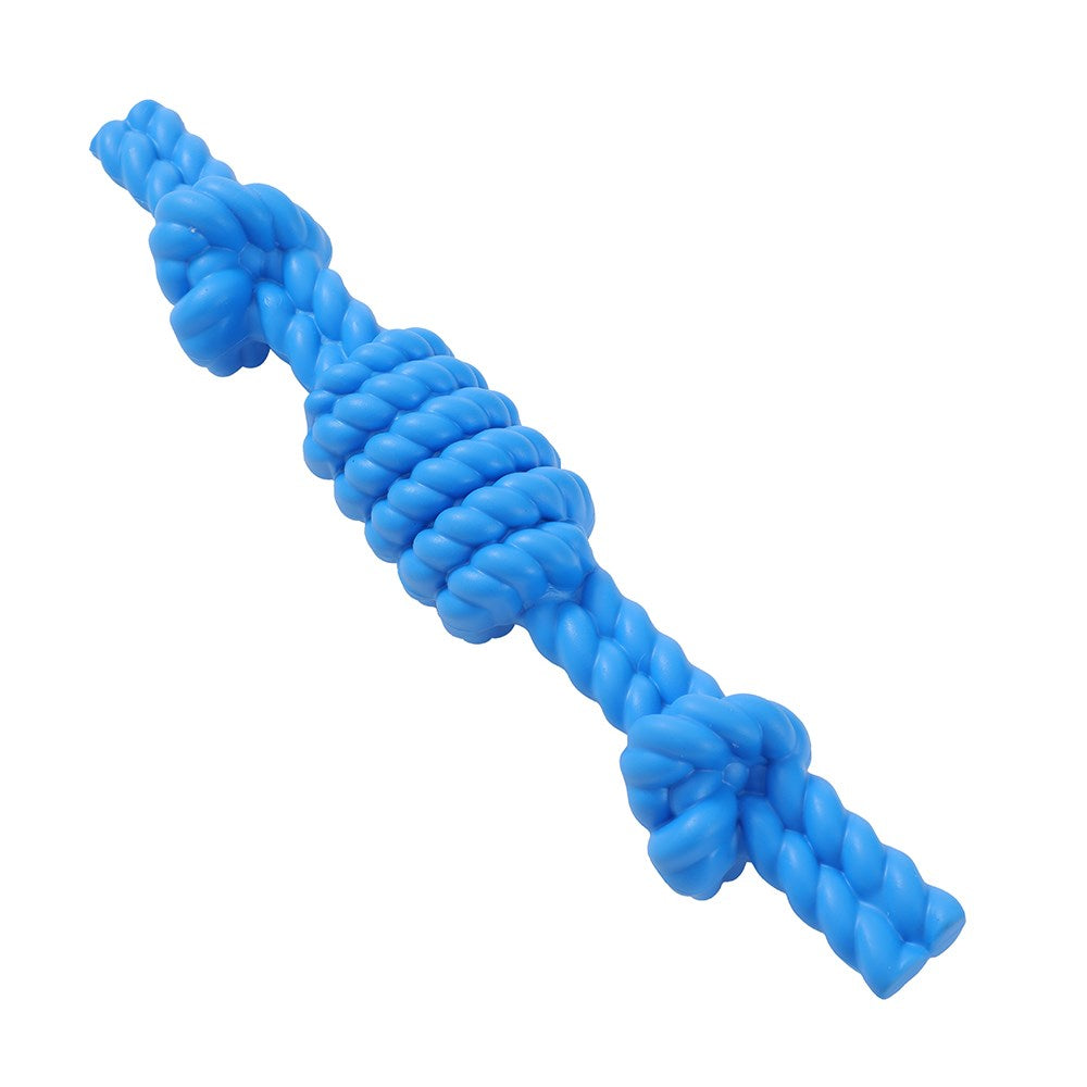 Tug Of War Rubber Rope Dog Toy 3 Assorted